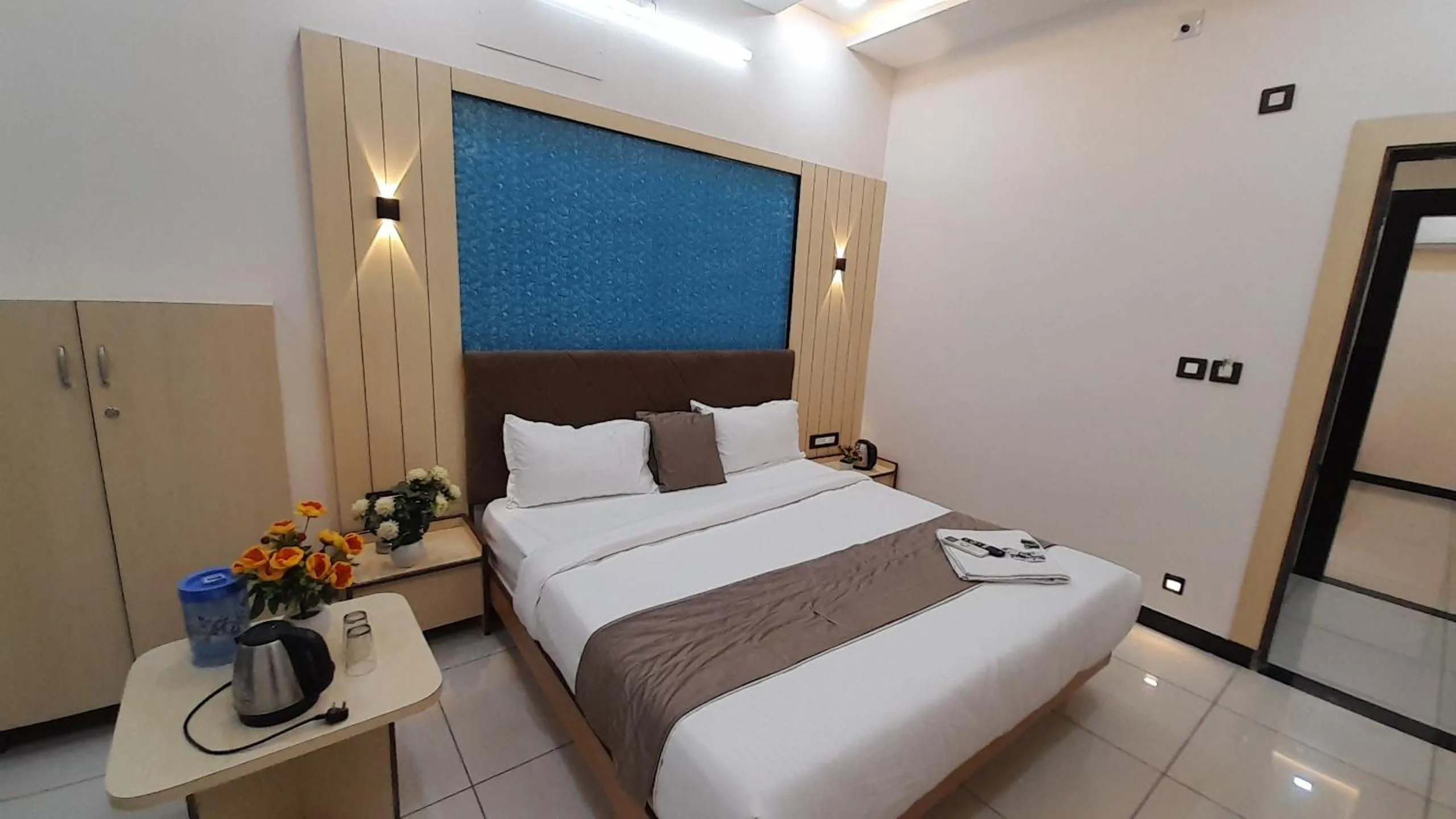 Bed in Hotel Sun Palace