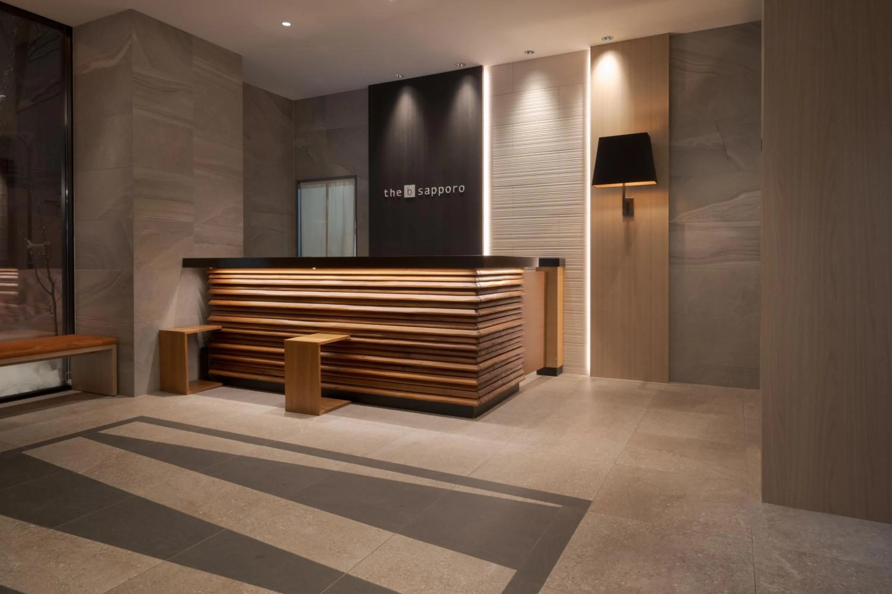 Lobby or reception in the b sapporo