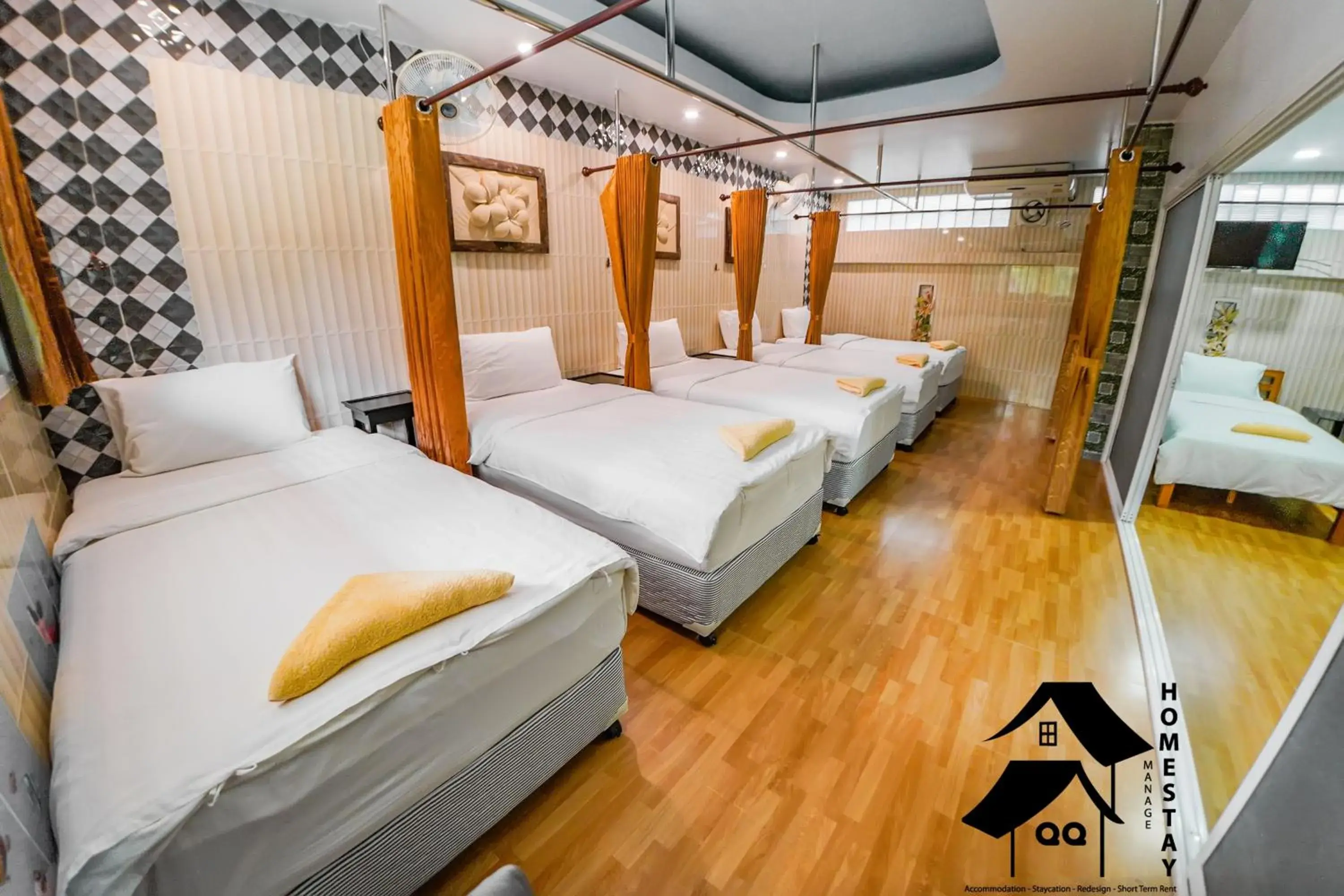 Family Room with Private Bathroom in Happy Garden Resort Betong Family Room with Private Bathroom in Happy Garden Resort Betong