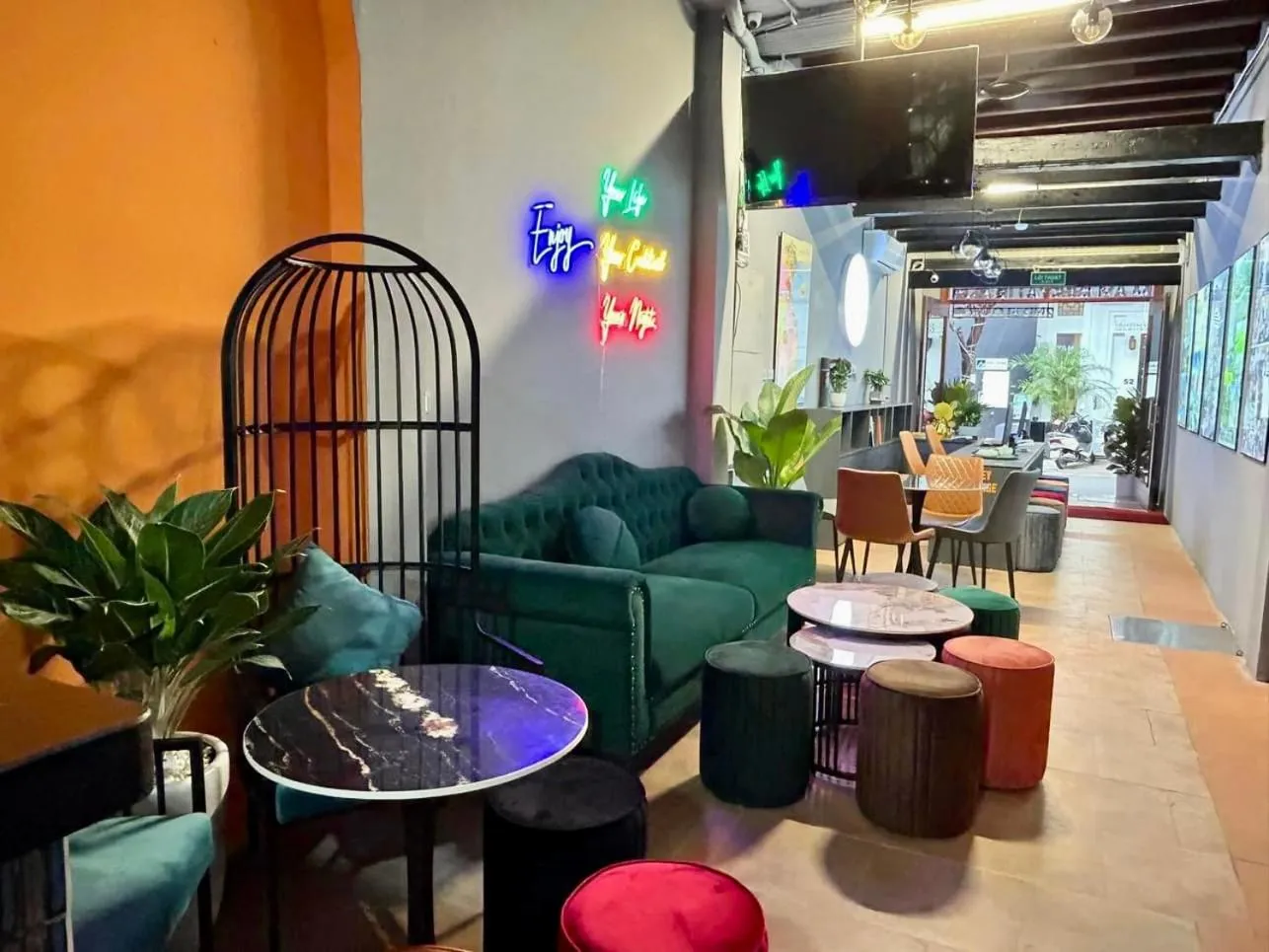 Living room in Awesome Hanoi Hostel