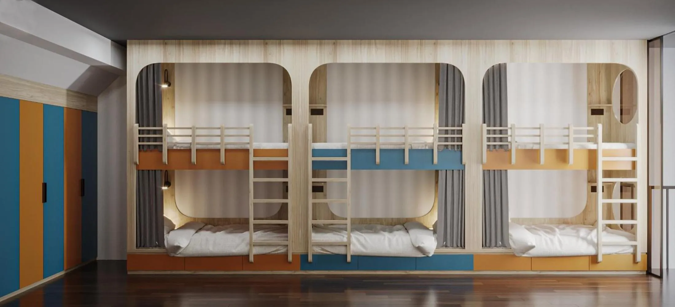 bunk bed, Bed in Awesome Hanoi Hostel