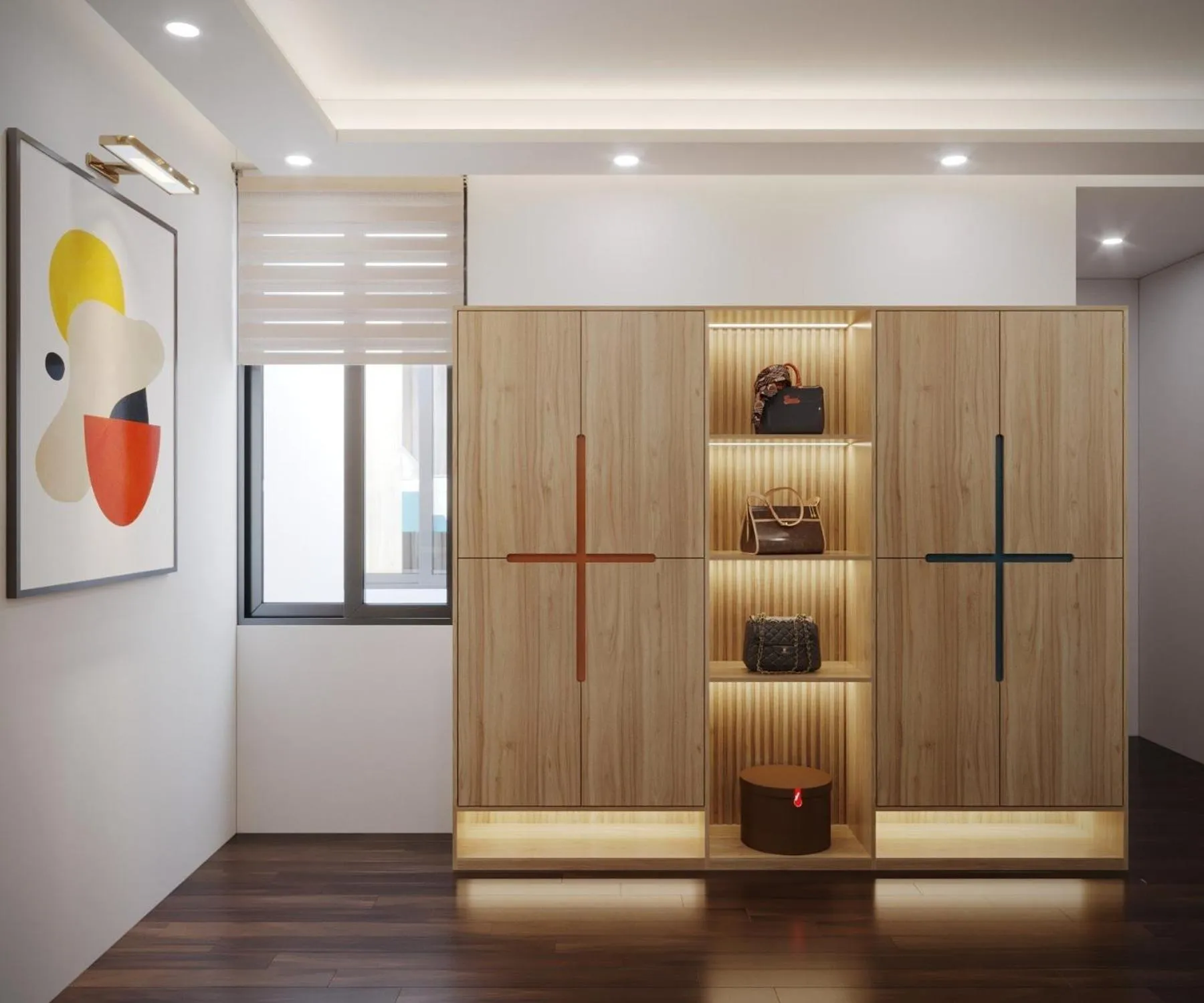 wardrobe in Awesome Hanoi Hostel