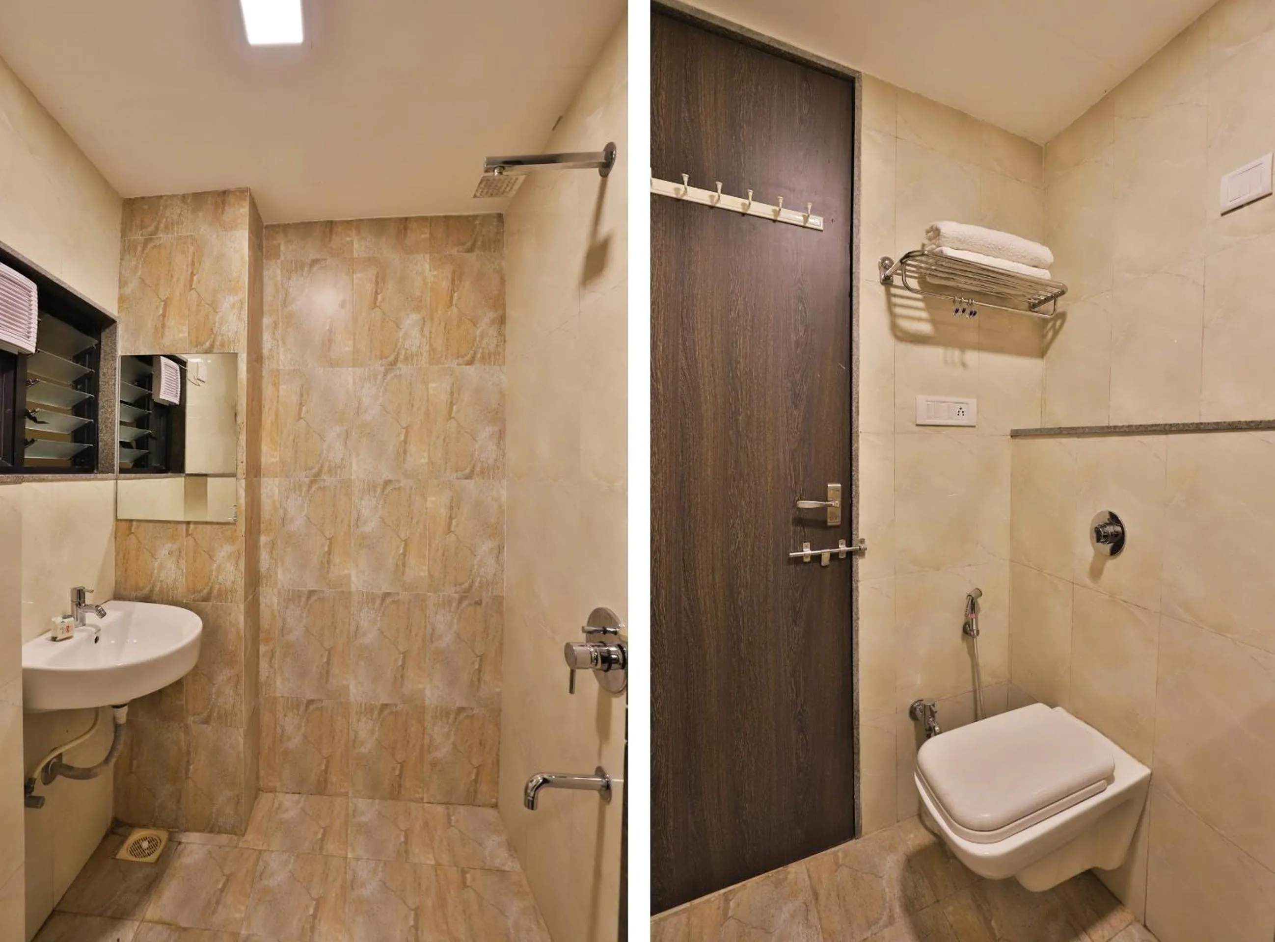 Shower in Hotel Ritz Vesu - Hotels in Vesu, Surat