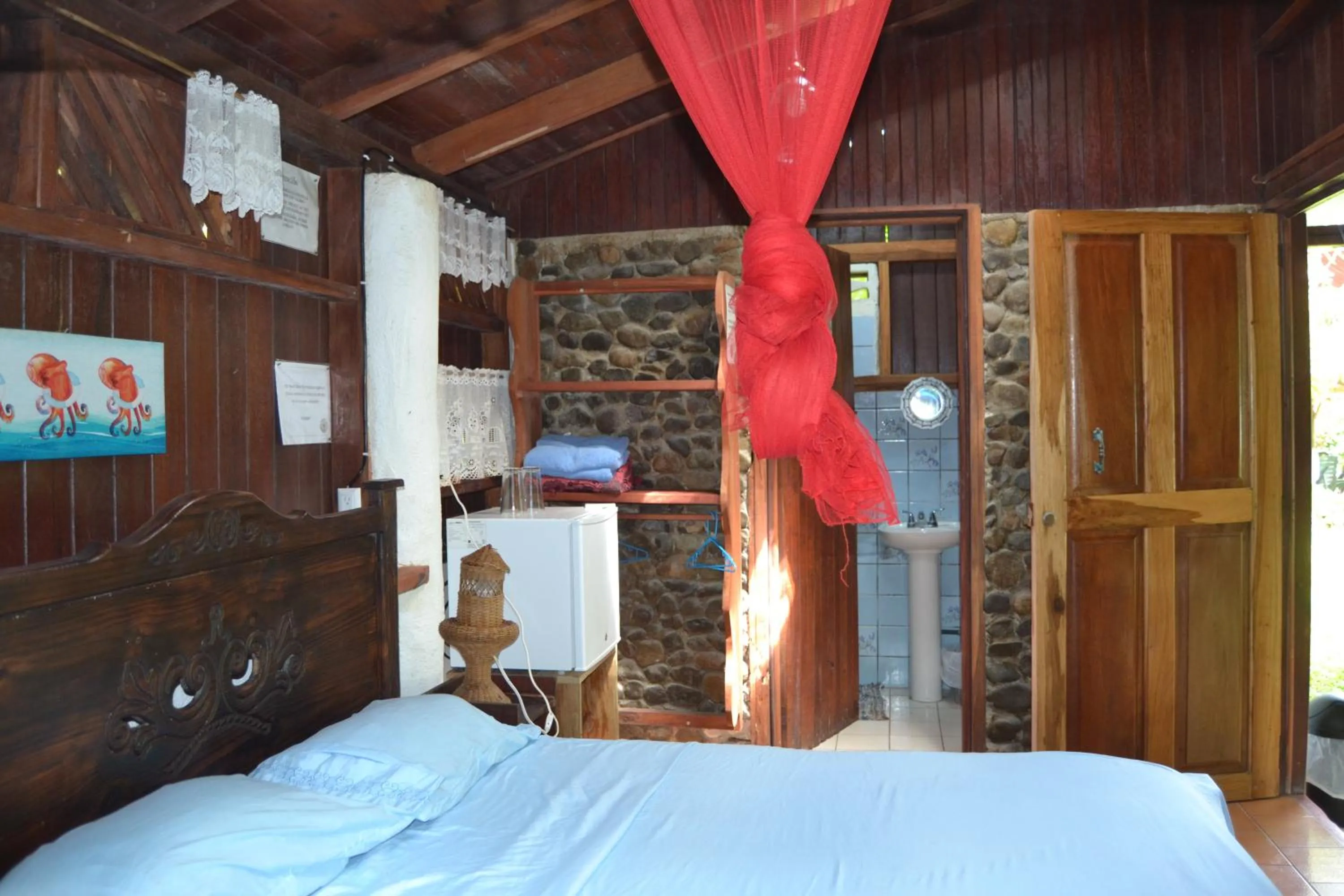 Bed in Chalet Y Cabinas Hibiscus