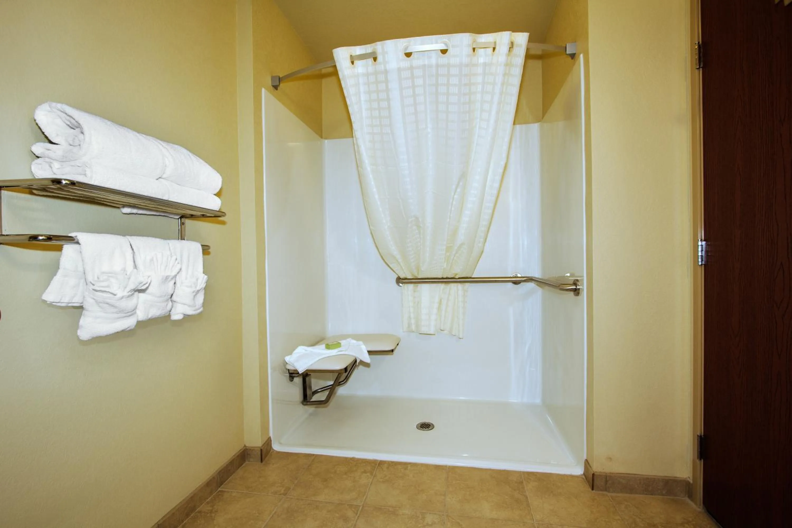 Shower in Cobblestone Inn & Suites - Avoca