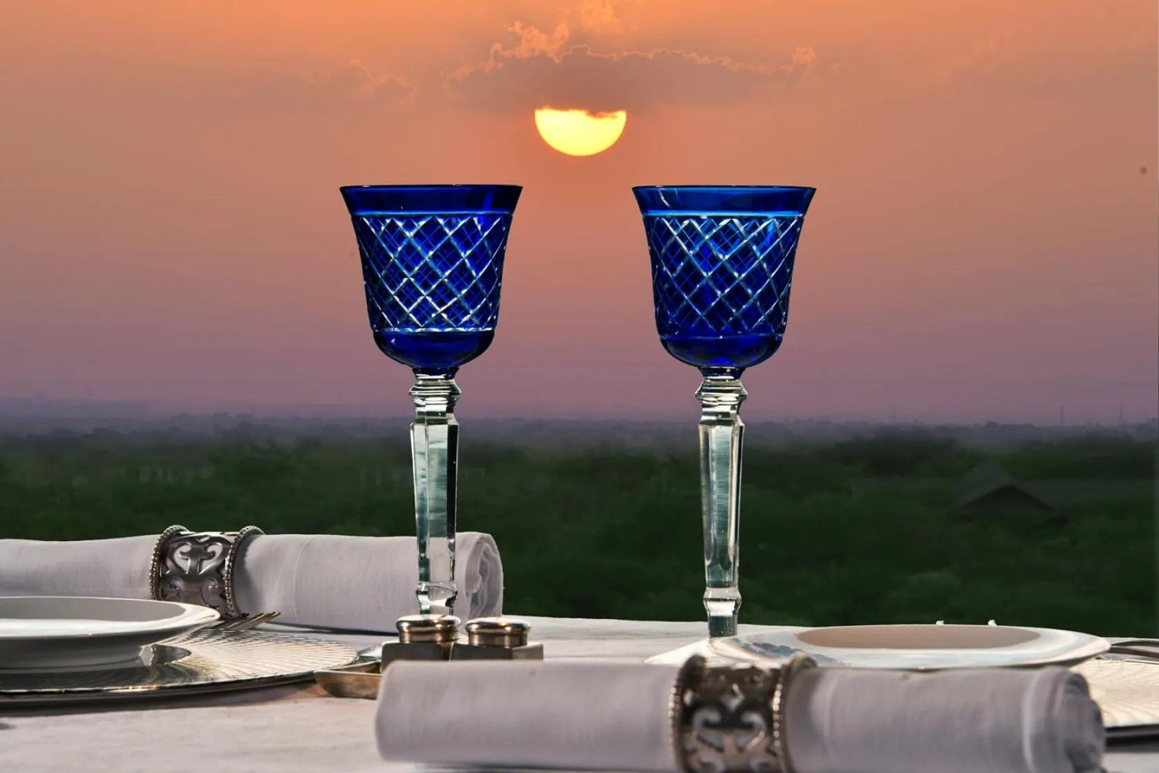 Sunset in The Golkonda Resort and Spa