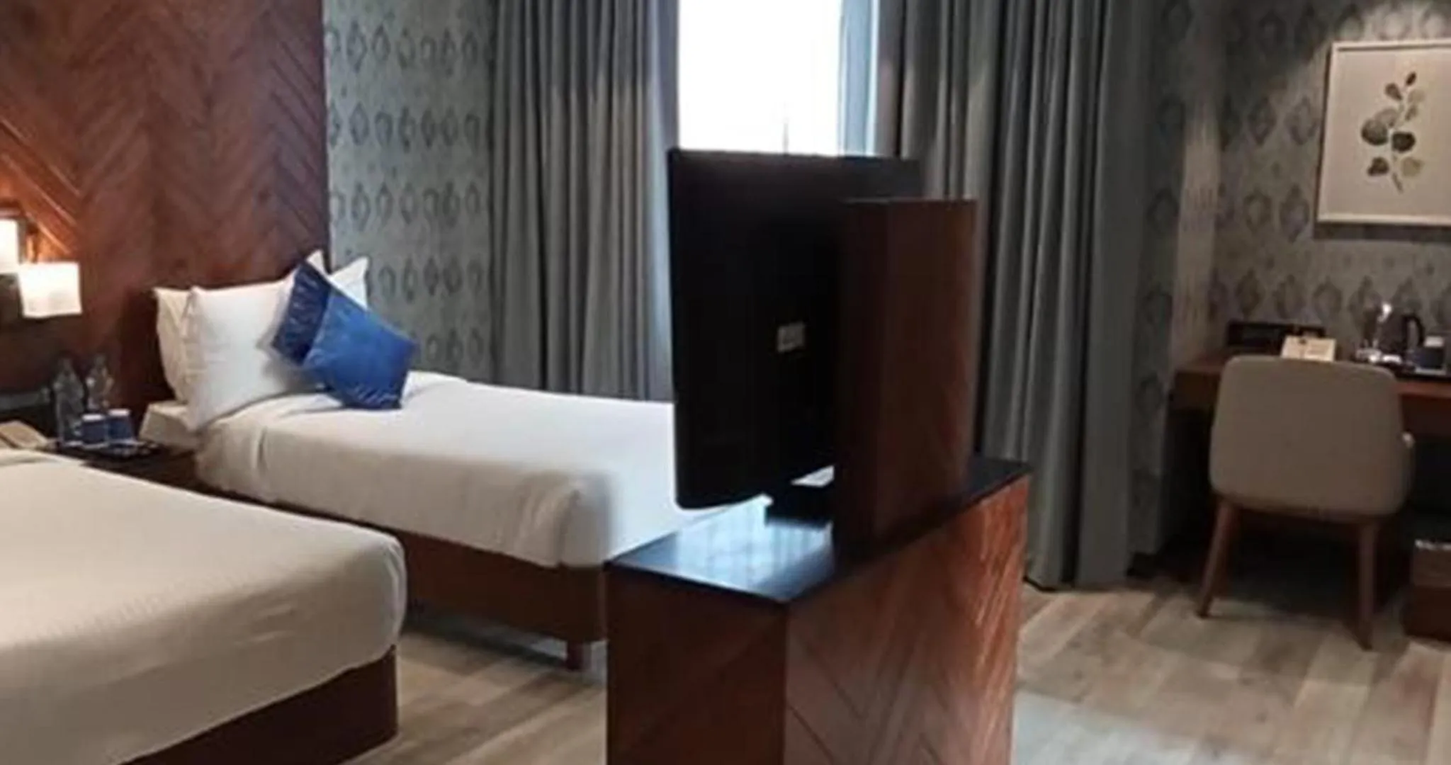 Bed in The Golkonda Resort and Spa