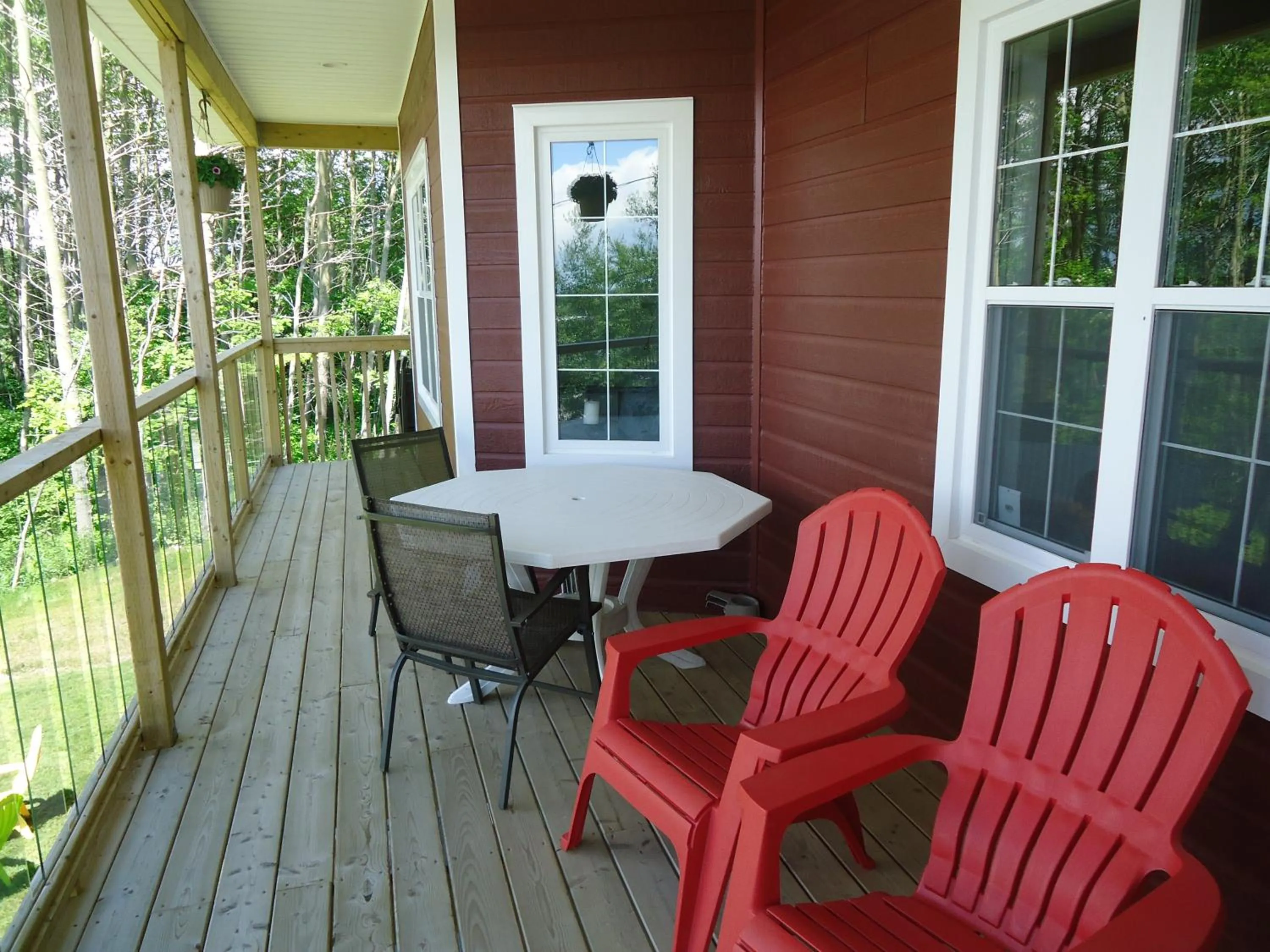 Balcony/Terrace in The Fiddle and the Sea Bed and Breakfast