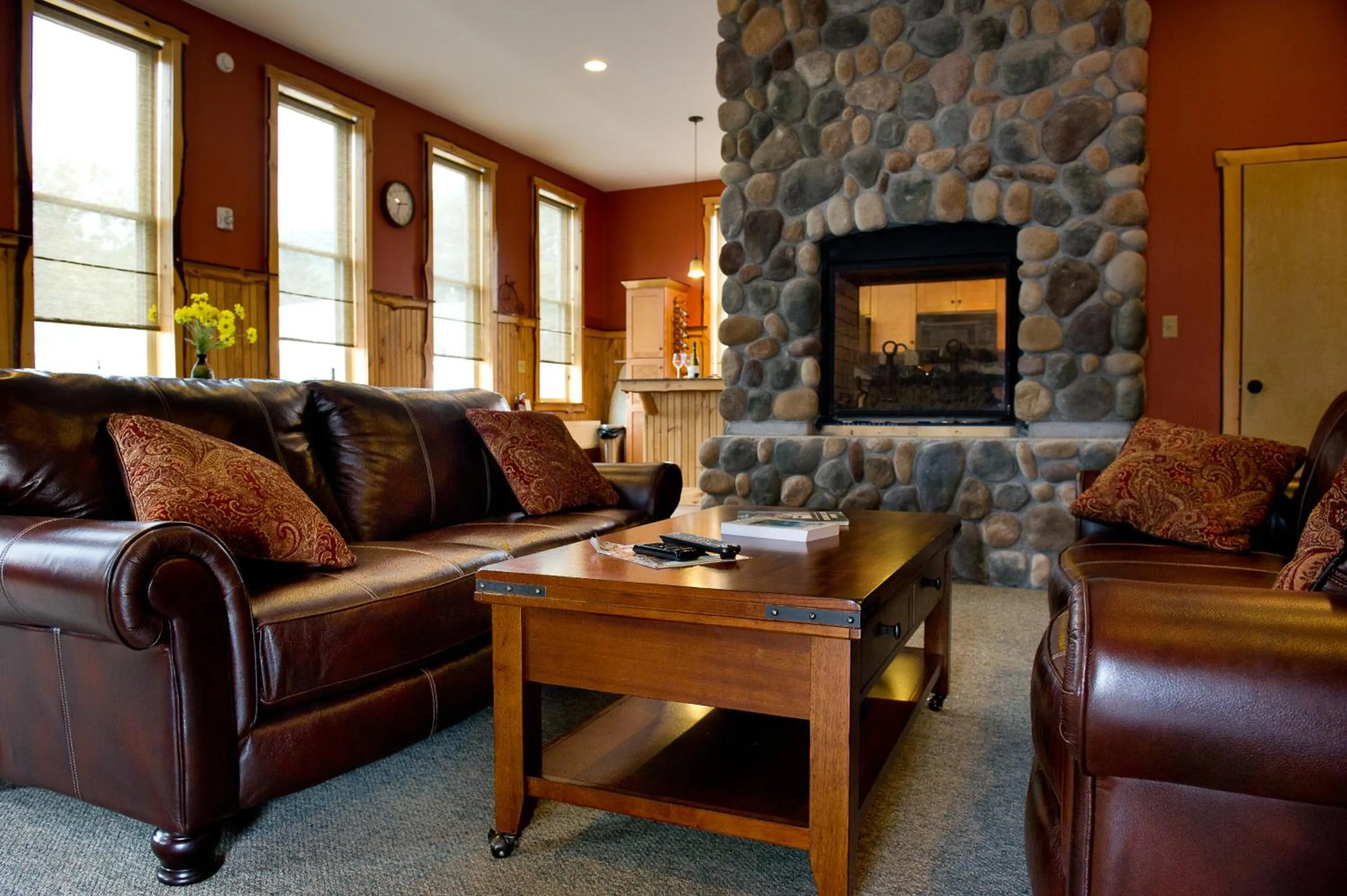 Living room in The Fern Lodge