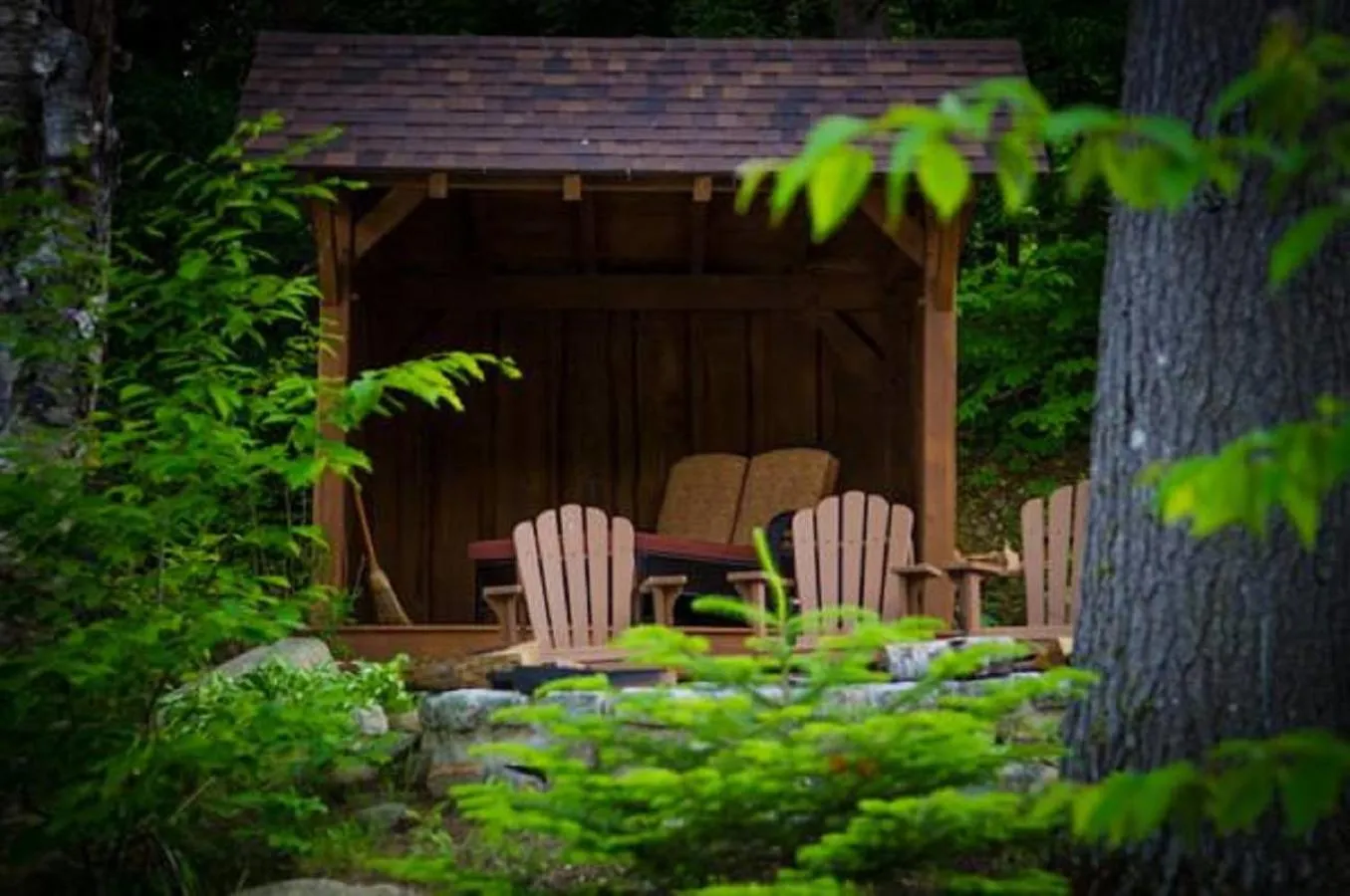 Patio in The Fern Lodge