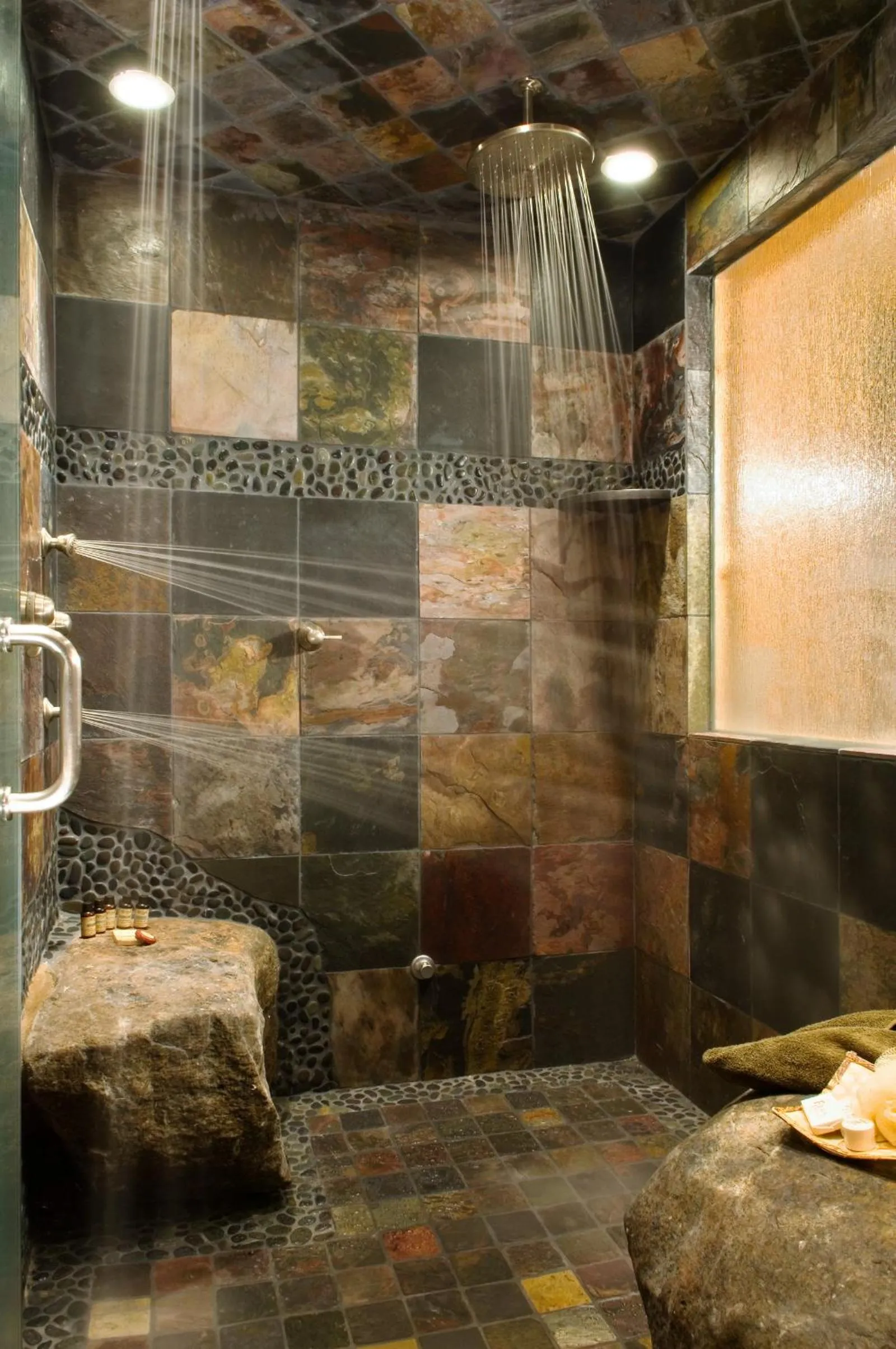 Shower in The Fern Lodge