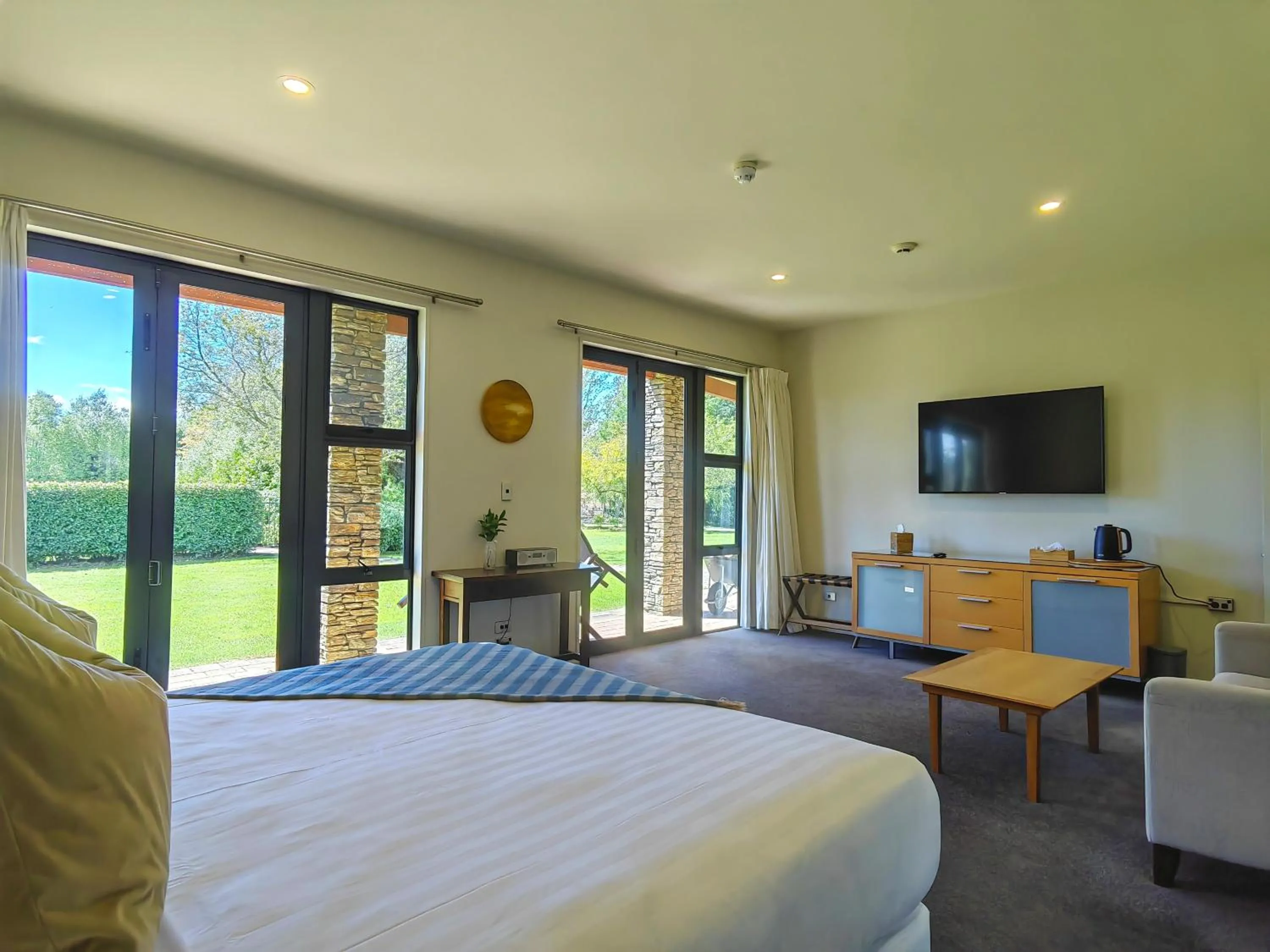 Bed in Lime Tree Lodge