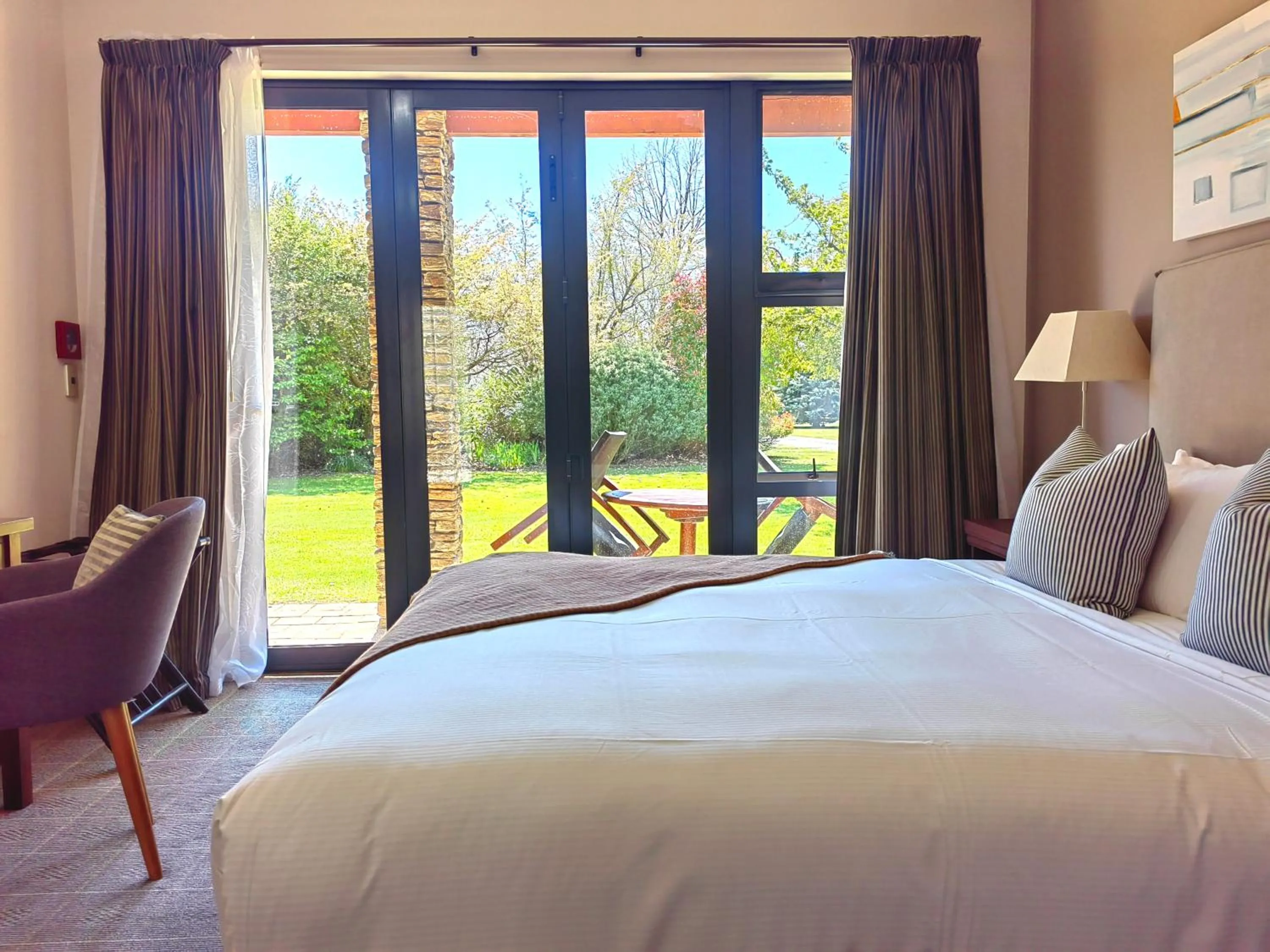 Bed in Lime Tree Lodge