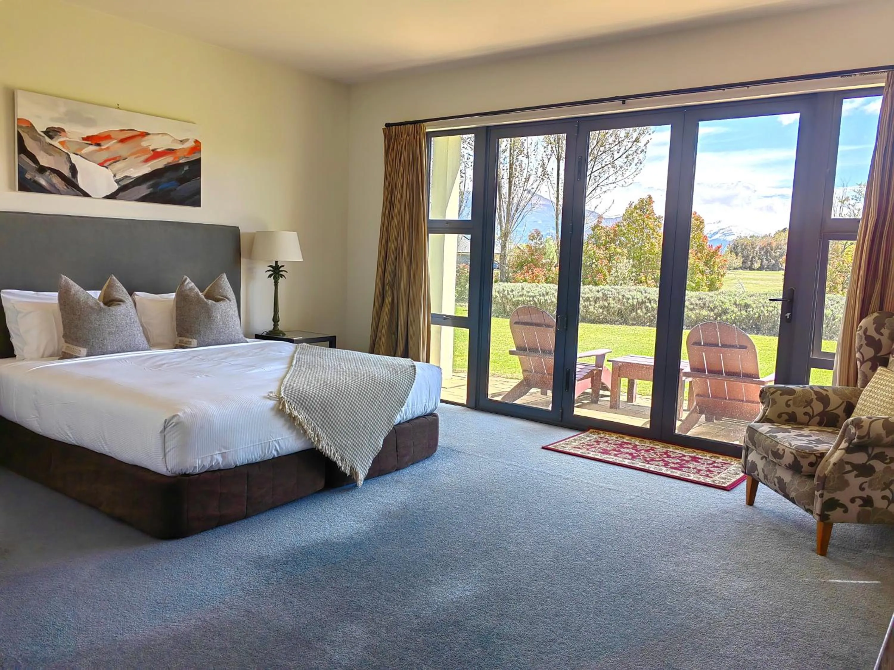 Bed in Lime Tree Lodge