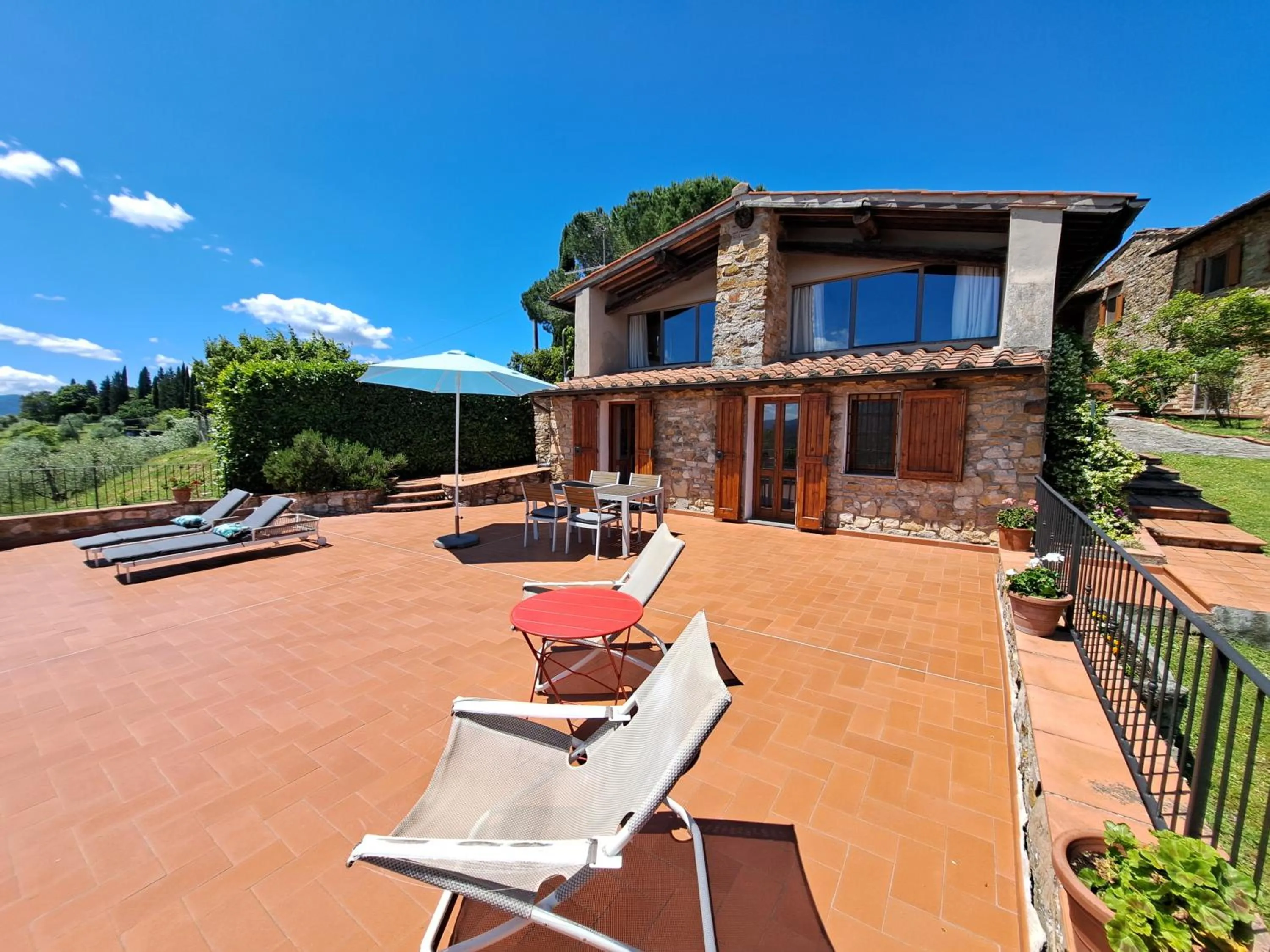 Balcony/Terrace in La Favilletta Casa Vacanze