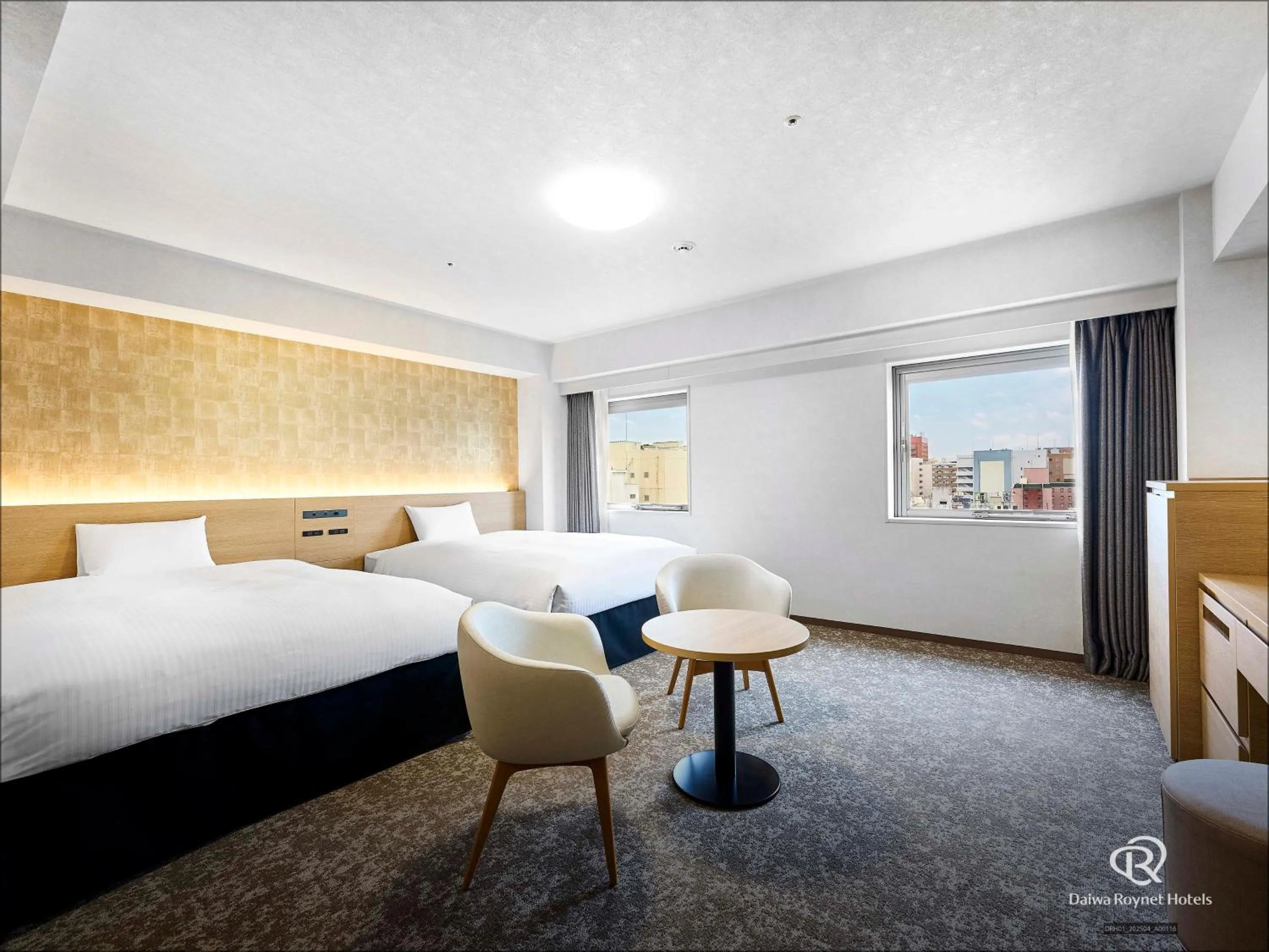 Bed in Daiwa Roynet Hotel Morioka