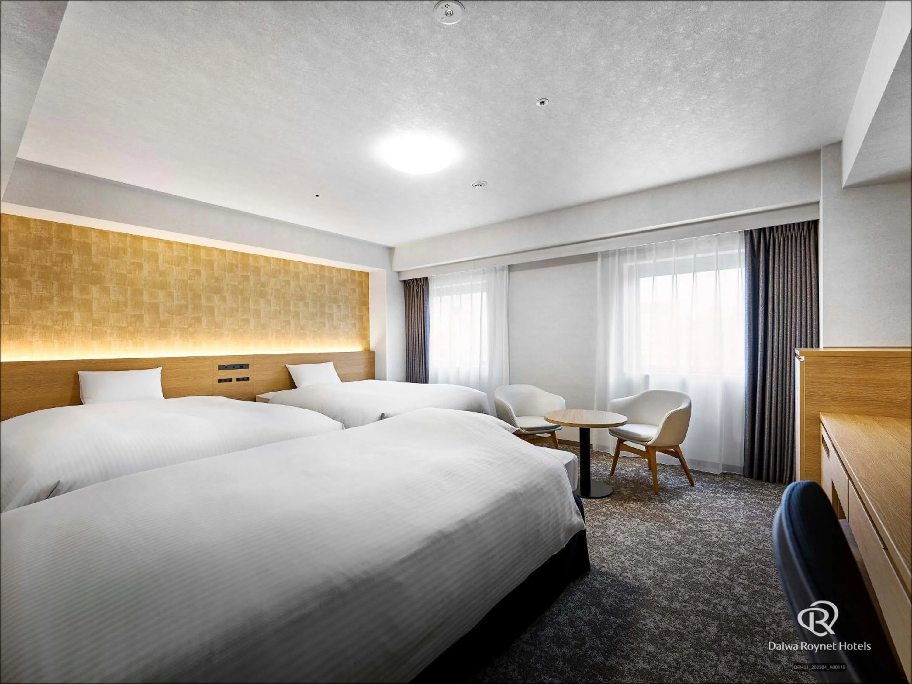 Bed in Daiwa Roynet Hotel Morioka