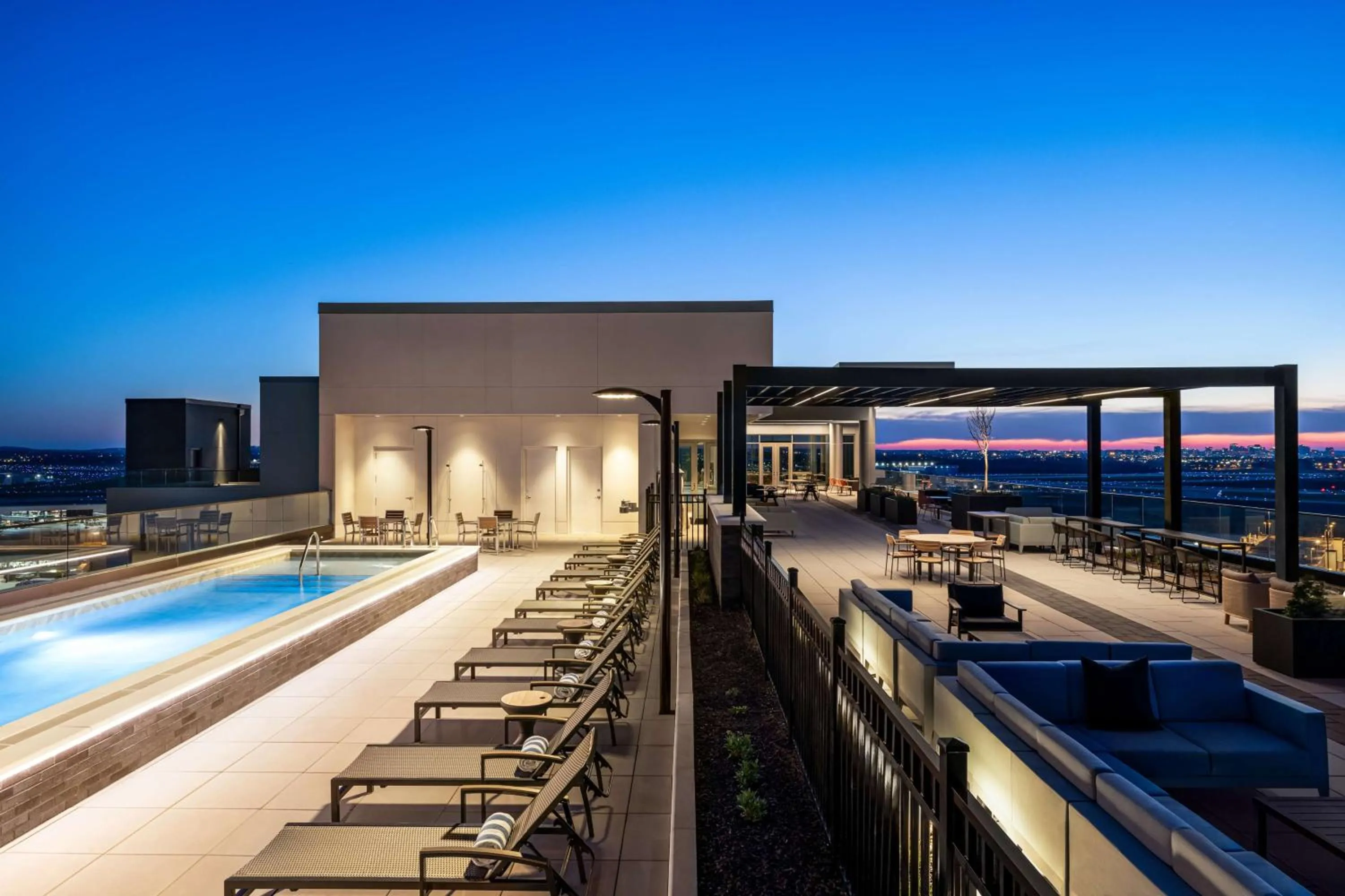 Balcony/Terrace in Hilton BNA Nashville Airport Terminal