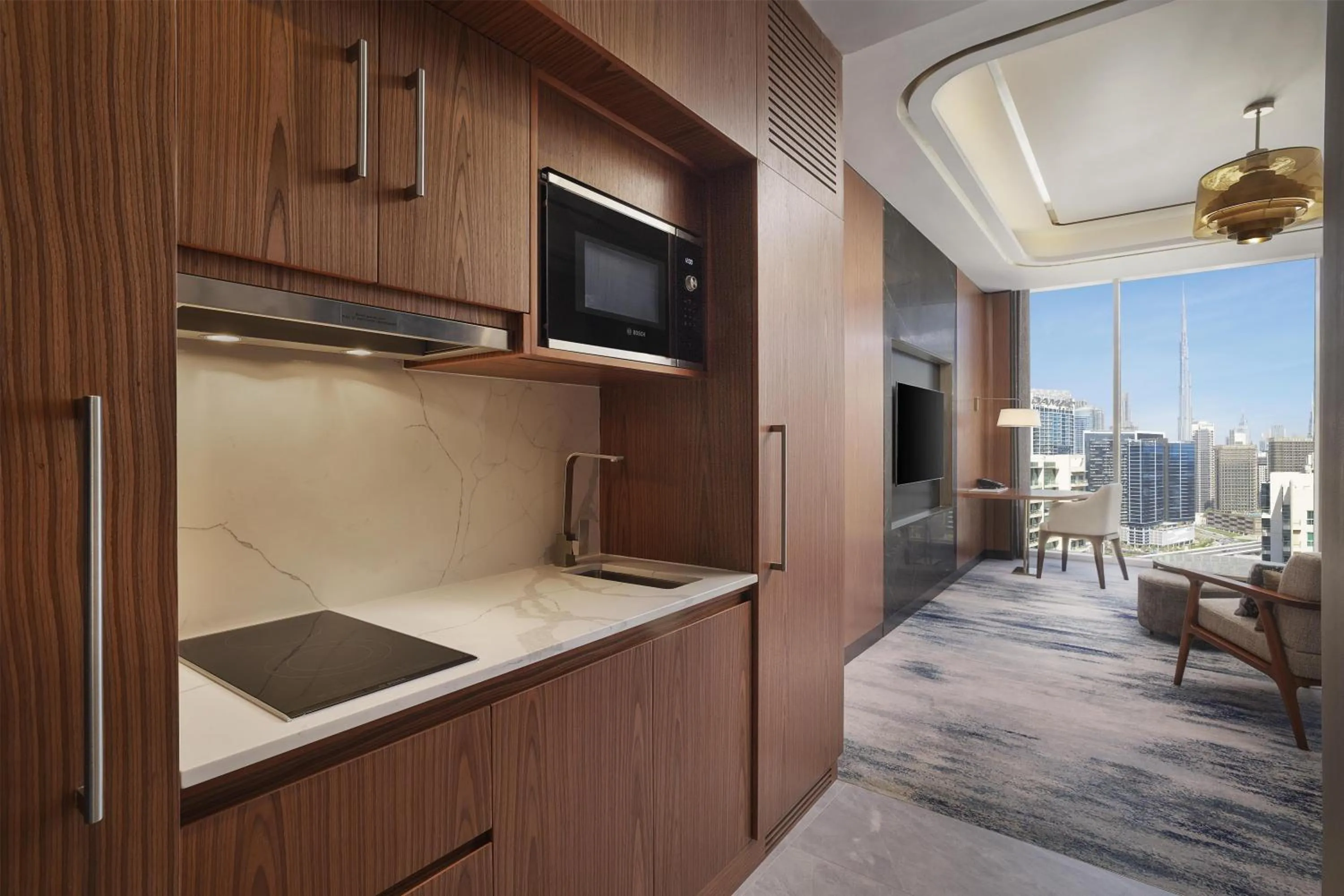 Kitchen or kitchenette in Embassy Suites By Hilton Dubai Business Bay