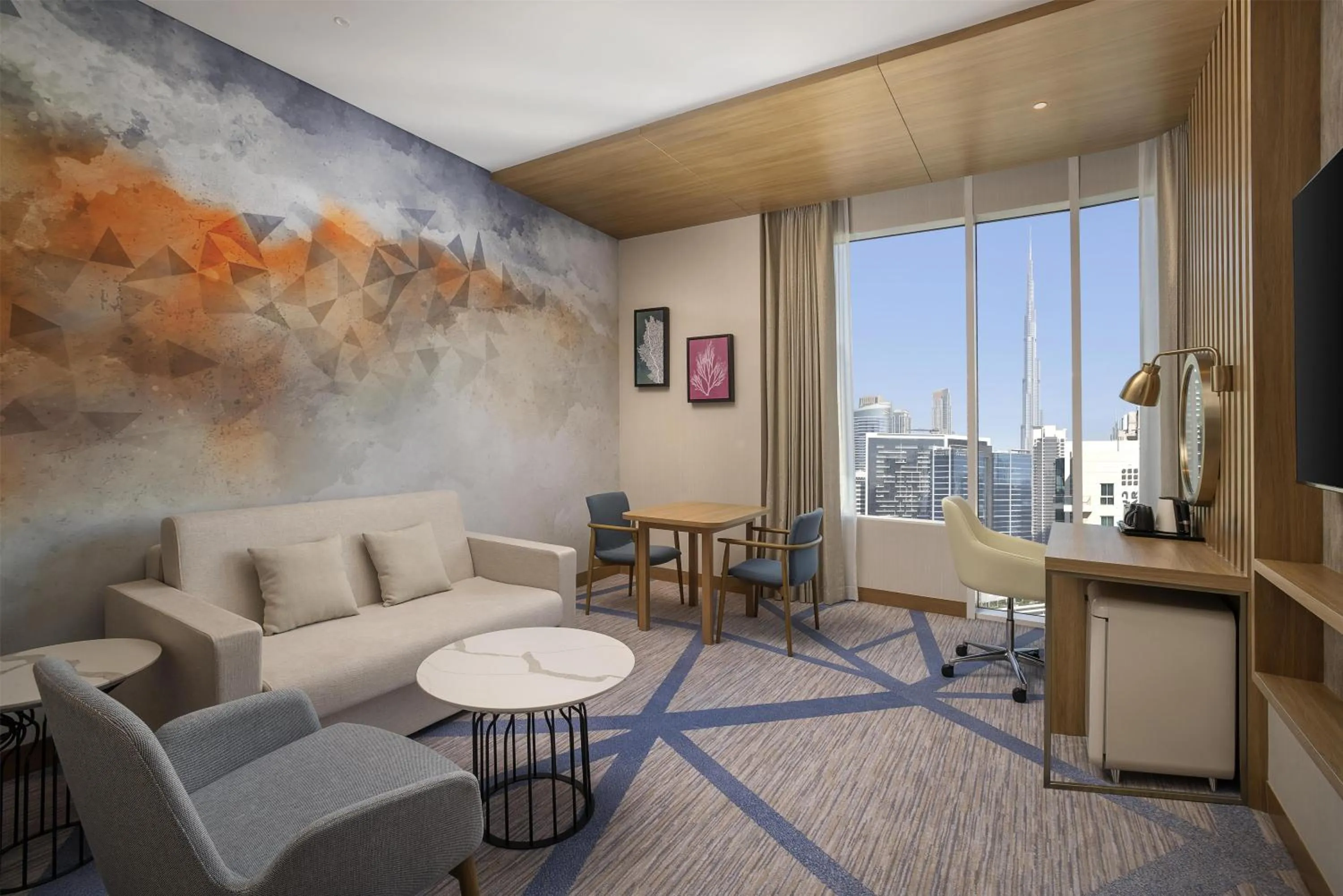 Living room in Hilton Garden Inn Dubai Business Bay