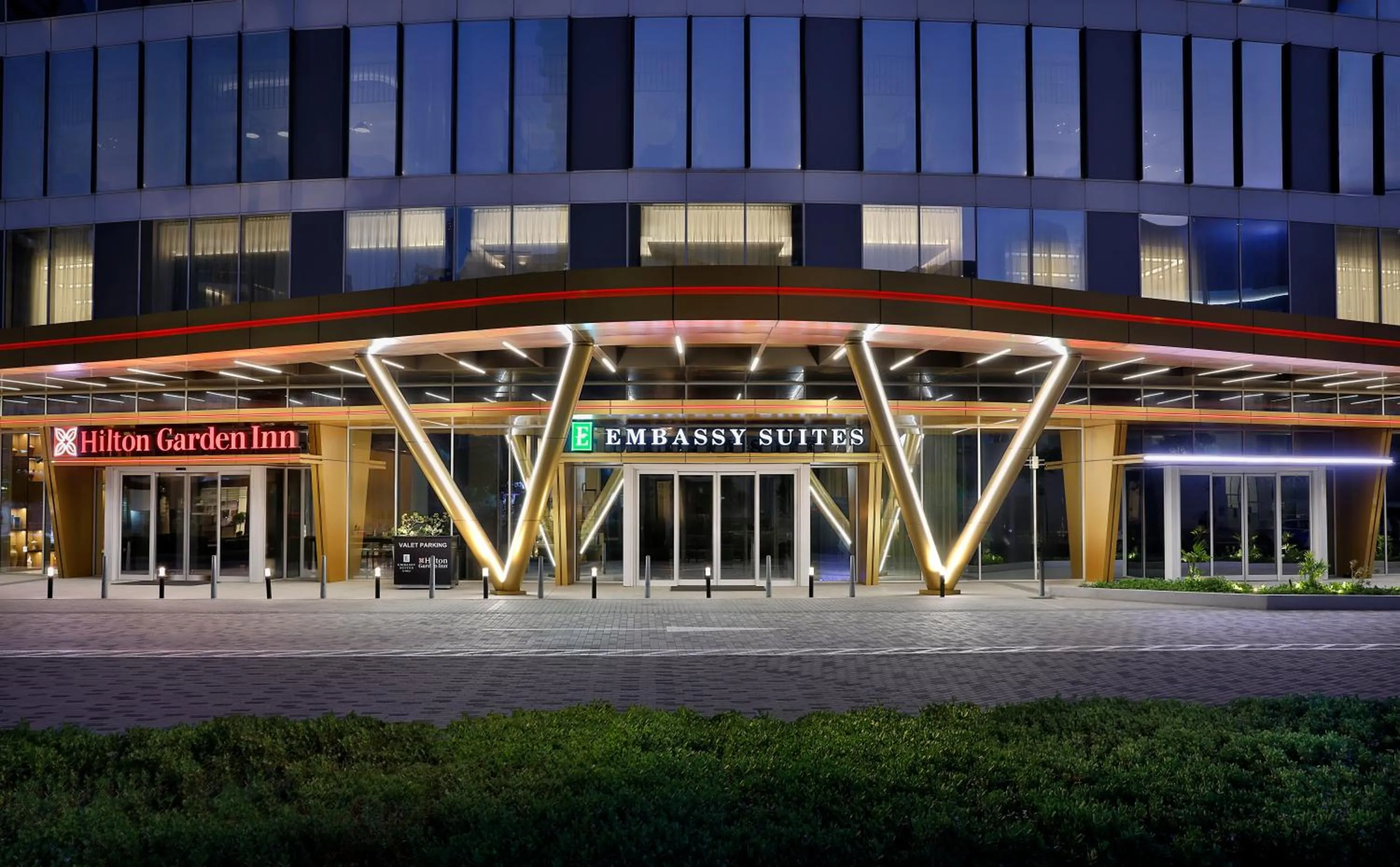 Facade/entrance in Hilton Garden Inn Dubai Business Bay