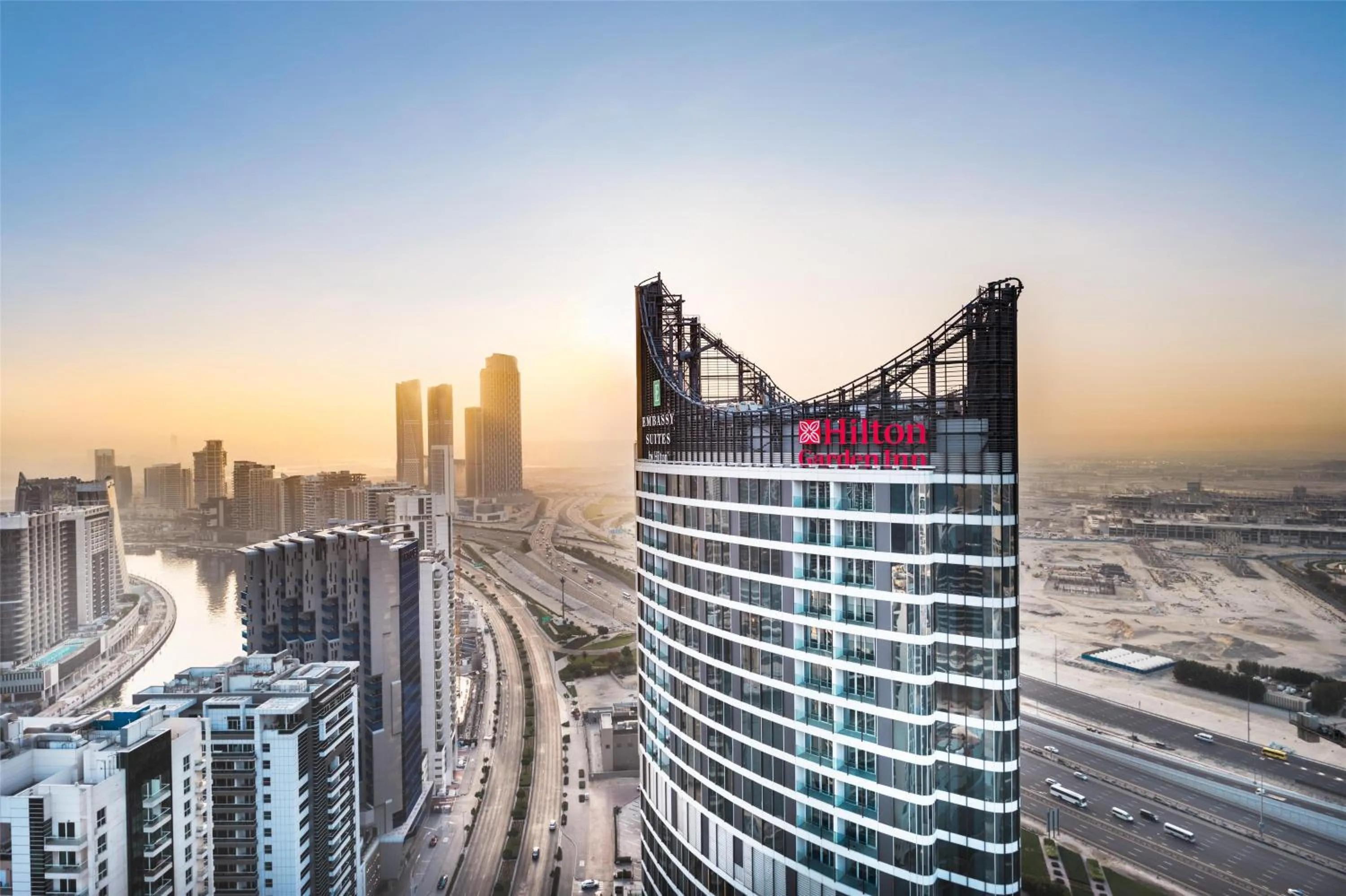 Property building in Hilton Garden Inn Dubai Business Bay