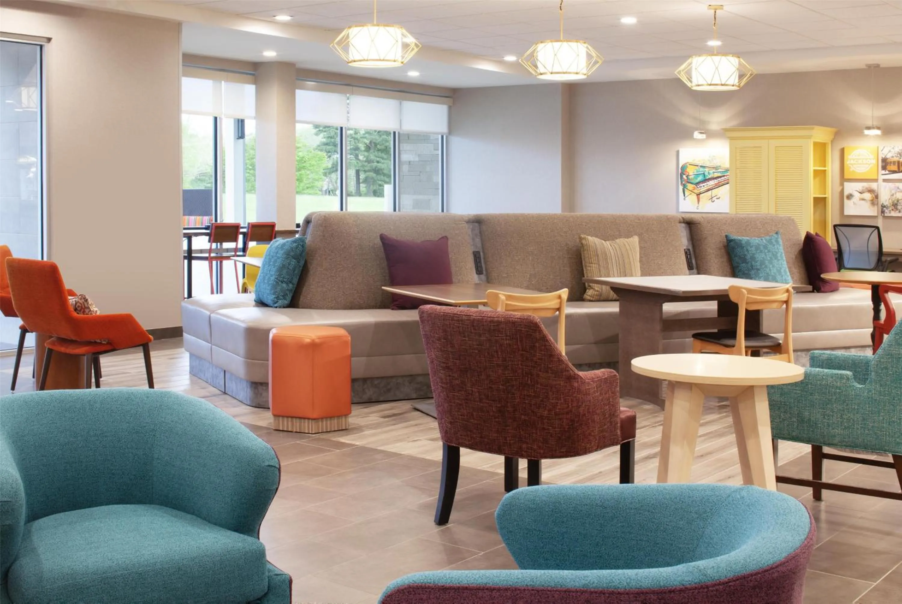 Lobby or reception in Home2 Suites By Hilton Jackson