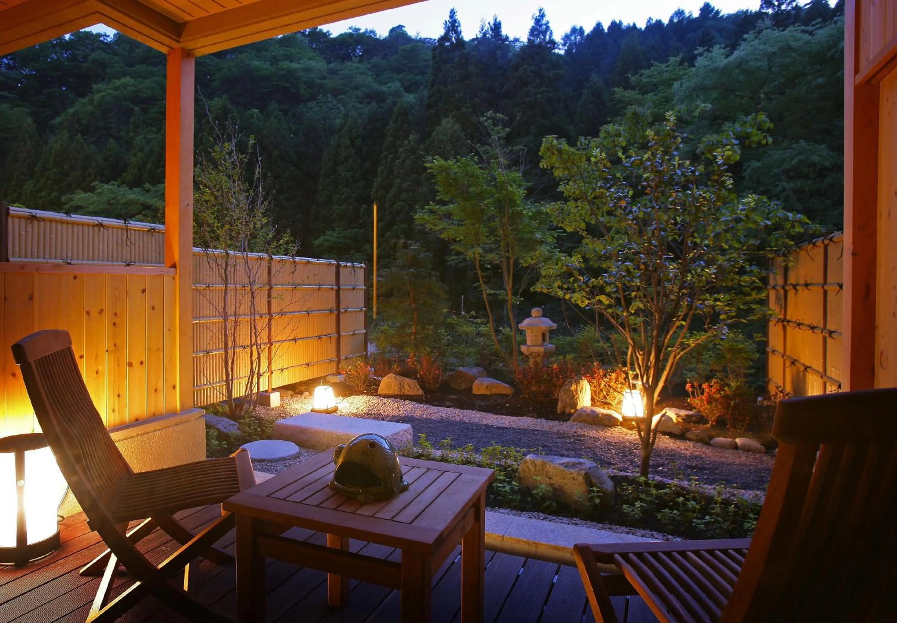 Garden in Ryokan Yusen Shidate