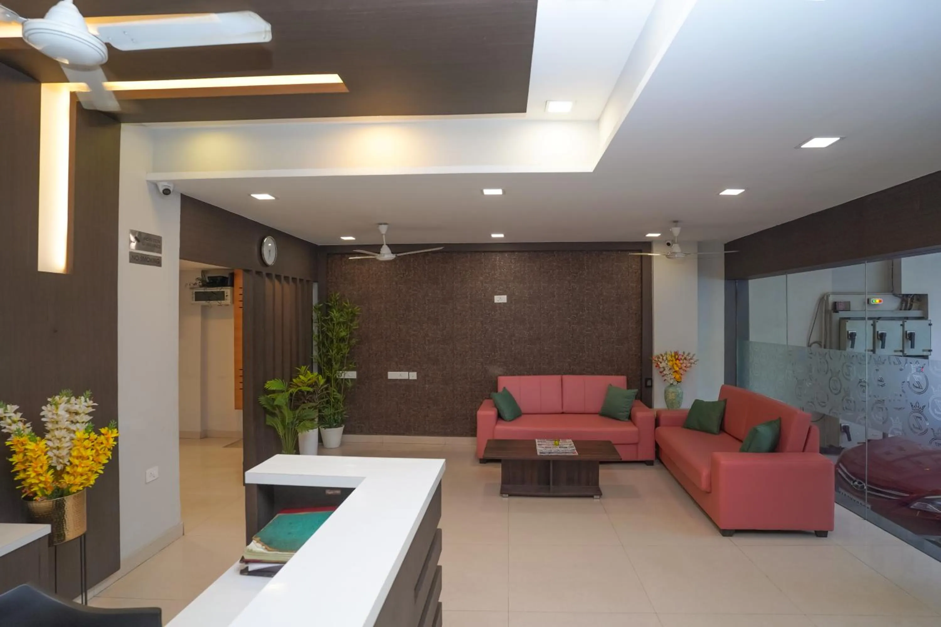 Seating area in Hotel Zain Grande