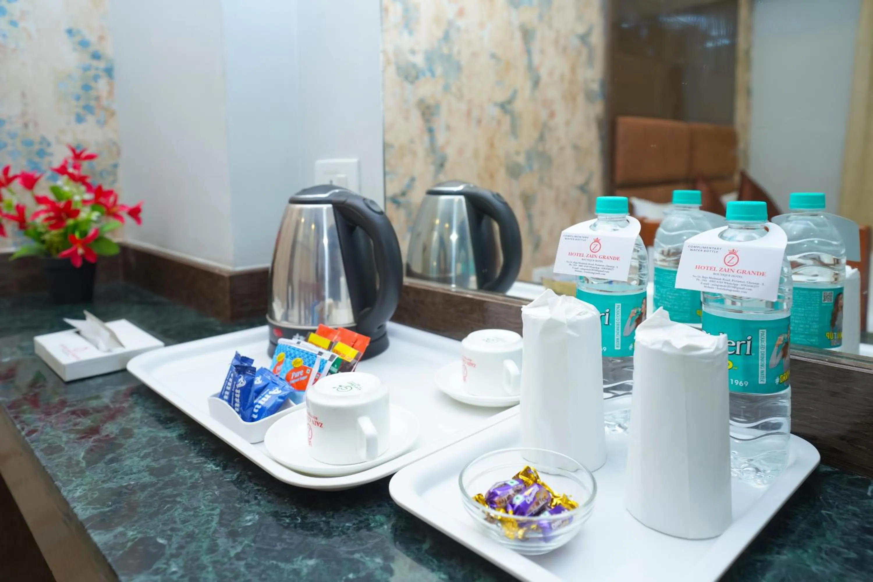 Coffee/tea facilities in Hotel Zain Grande