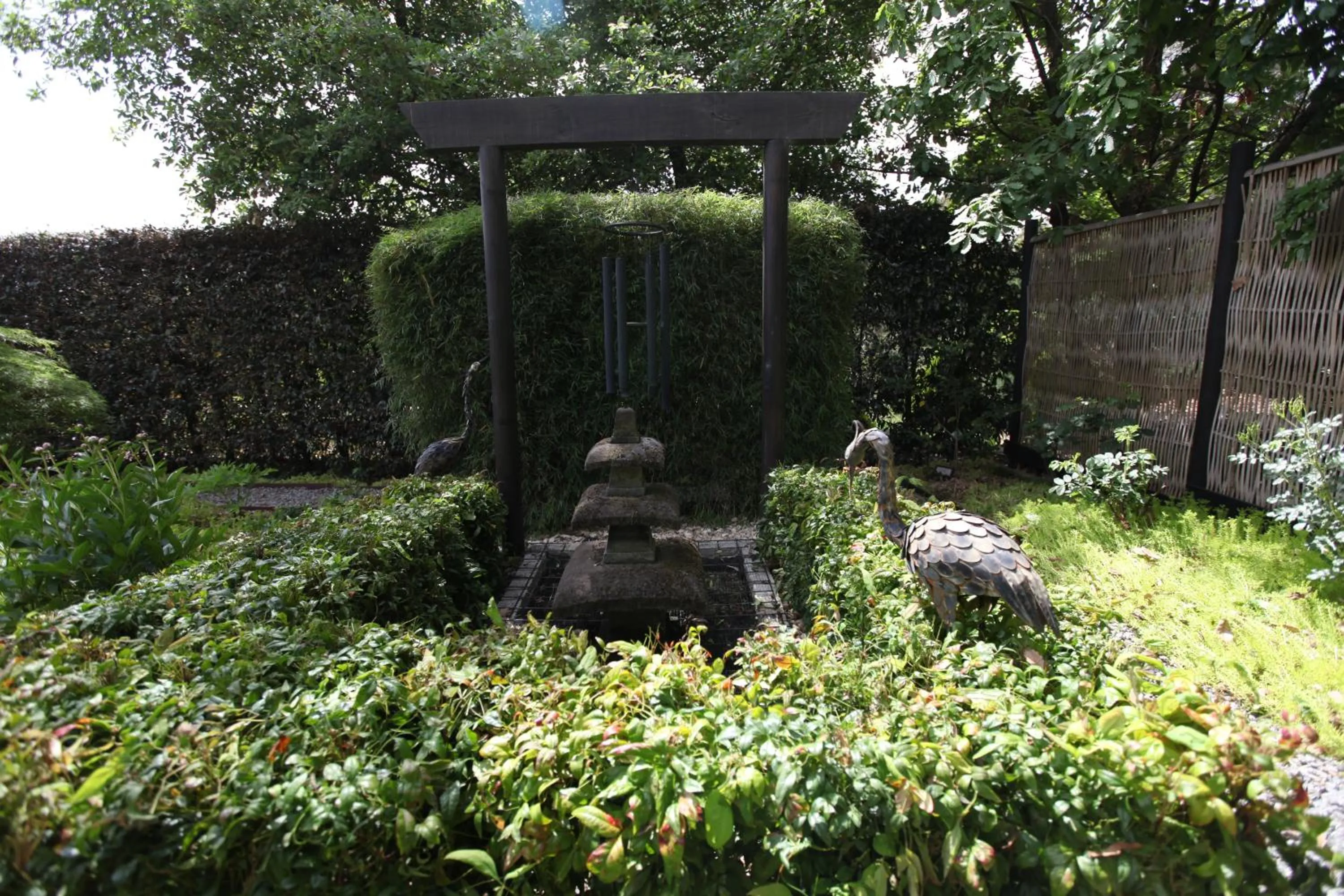 Garden in The Gatehouse at Villa Raedward