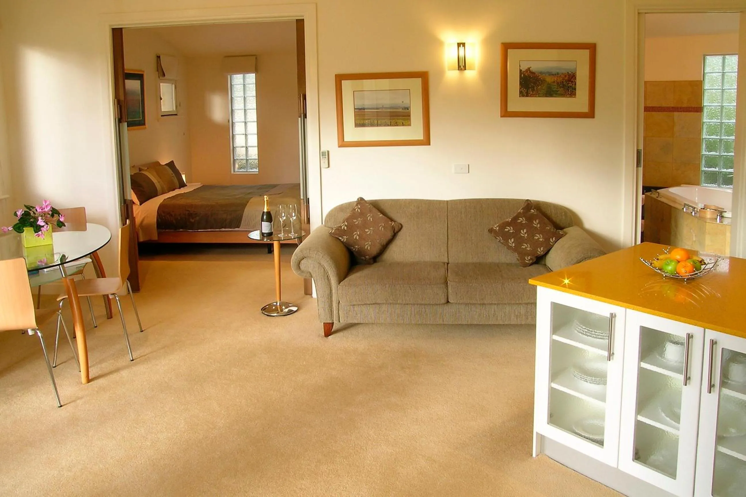 Seating Area in The Gatehouse at Villa Raedward