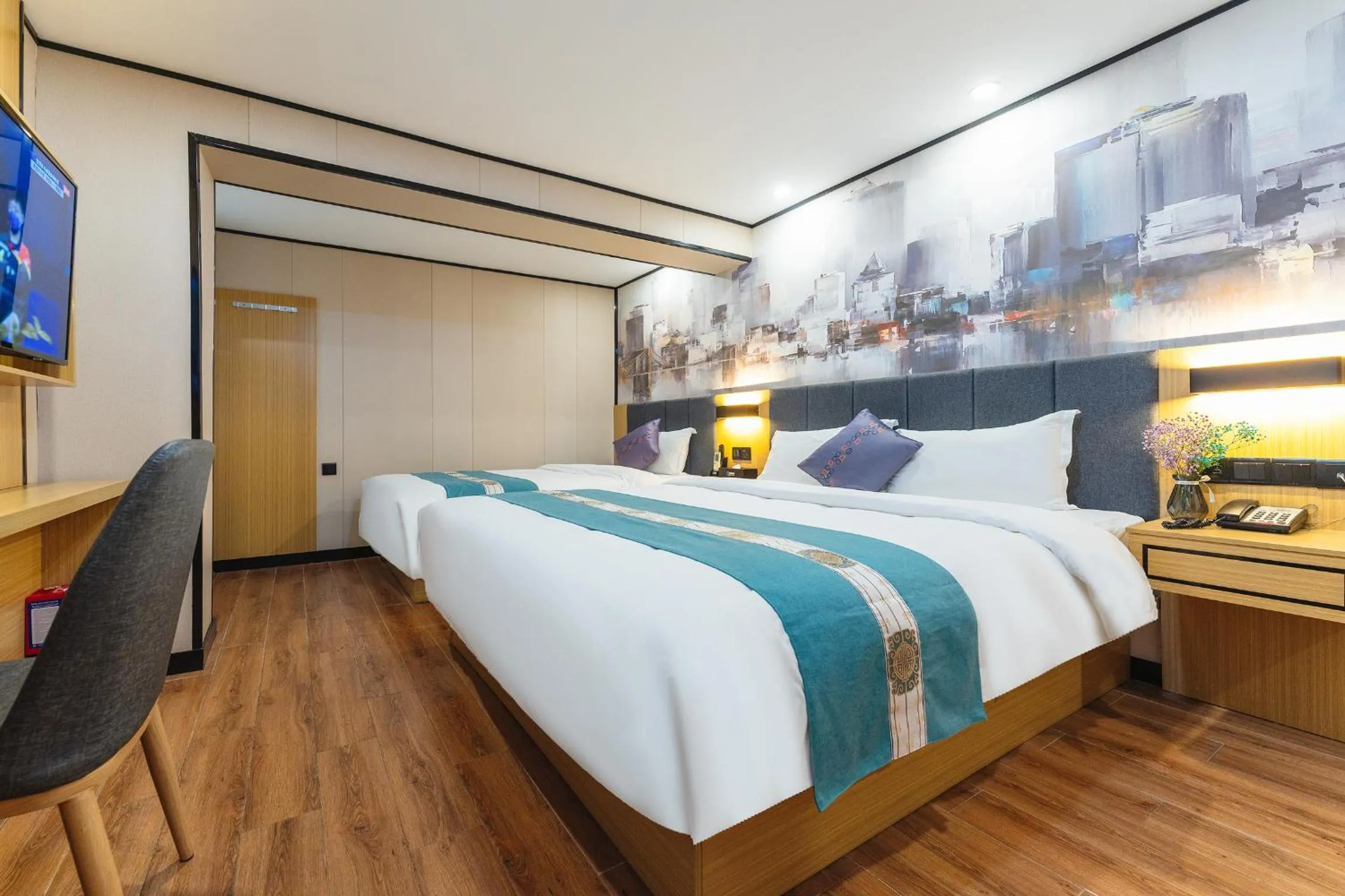 Photo of the whole room, Bed in Amemouillage Inn - Guangzhou Railway Station Xicun Metro Station