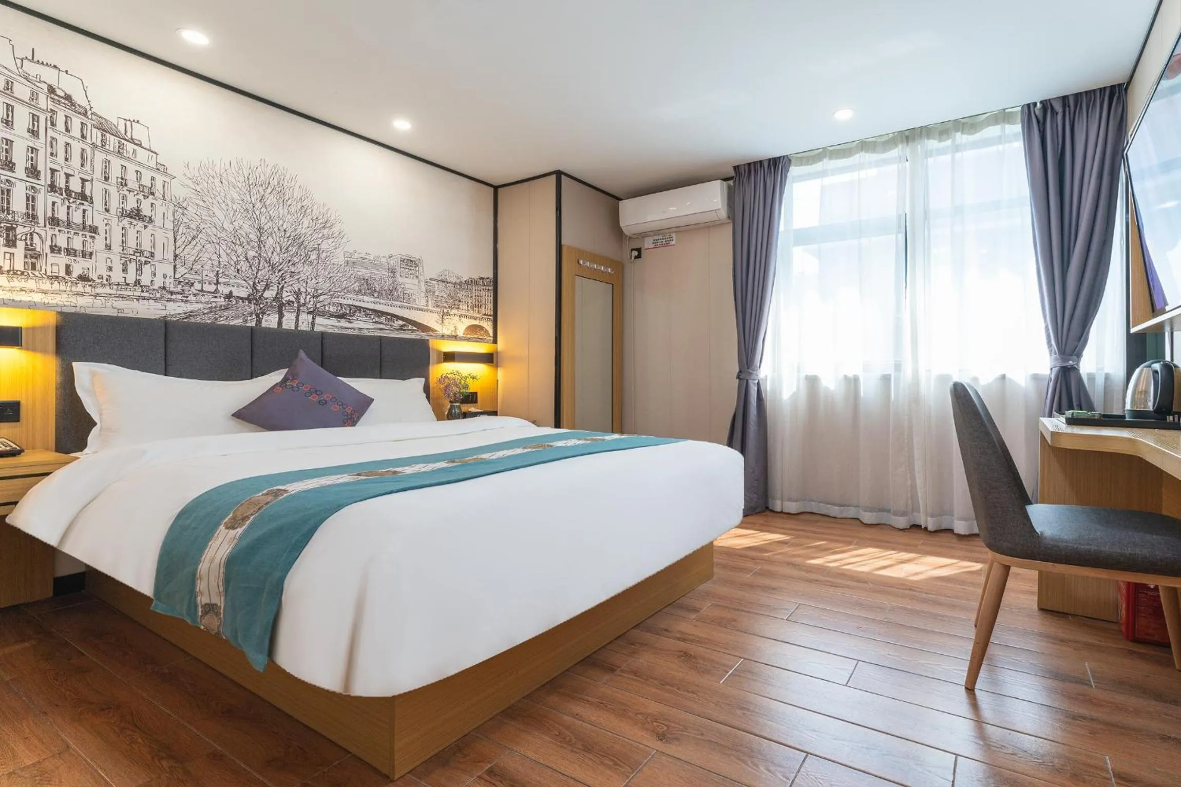 Photo of the whole room, Bed in Amemouillage Inn - Guangzhou Railway Station Xicun Metro Station