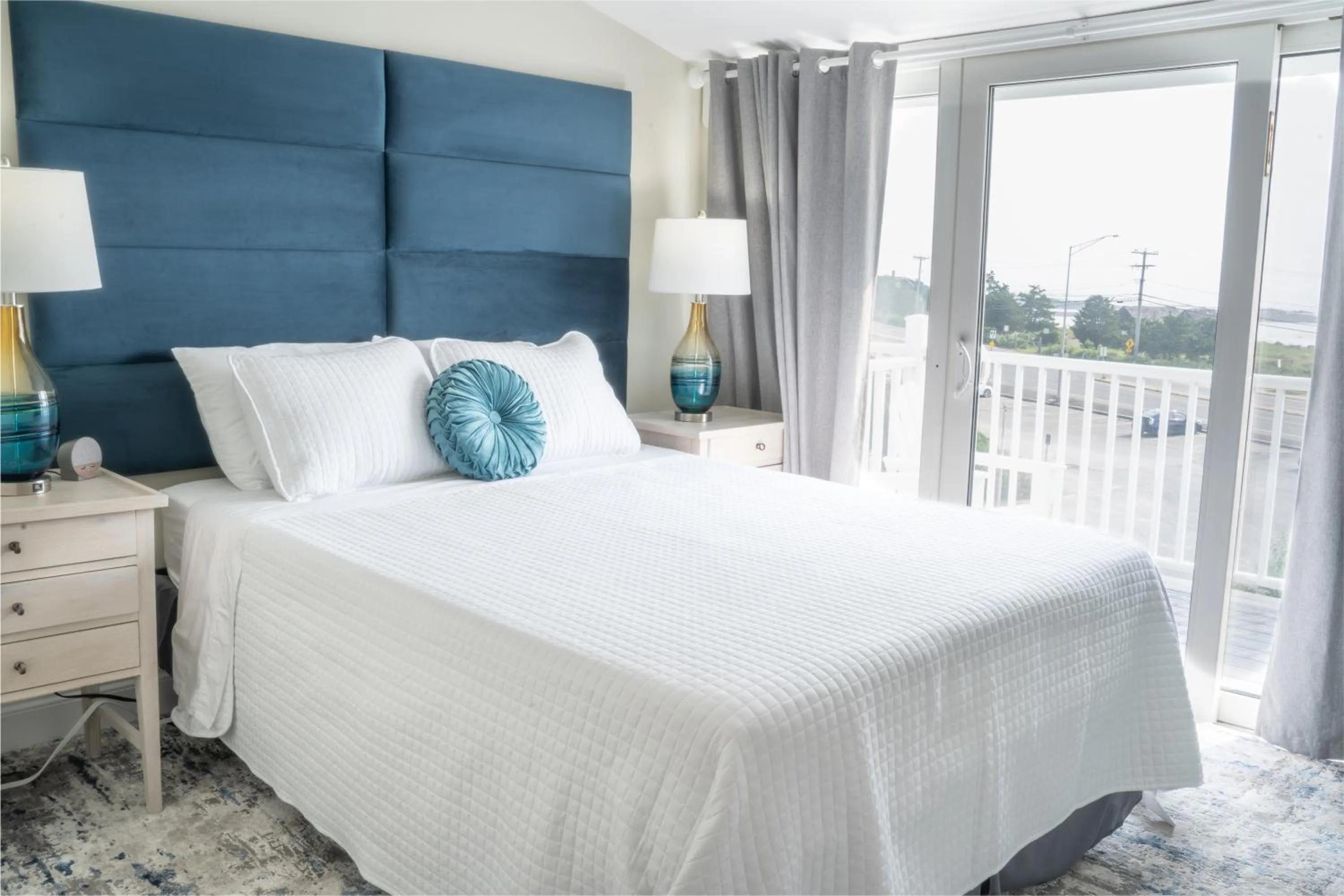 Bed in 935 Ocean, a Beachside Inn