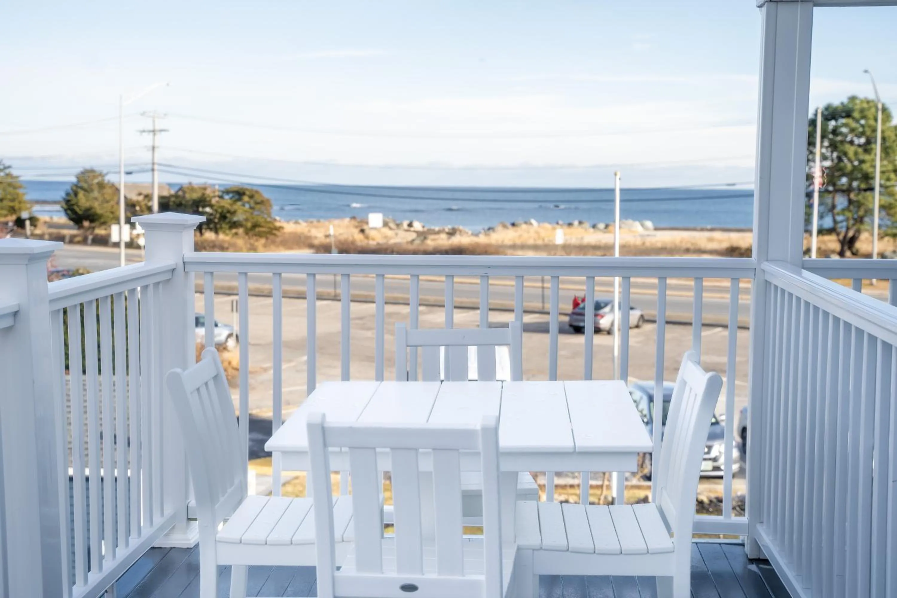 Patio in 935 Ocean, a Beachside Inn