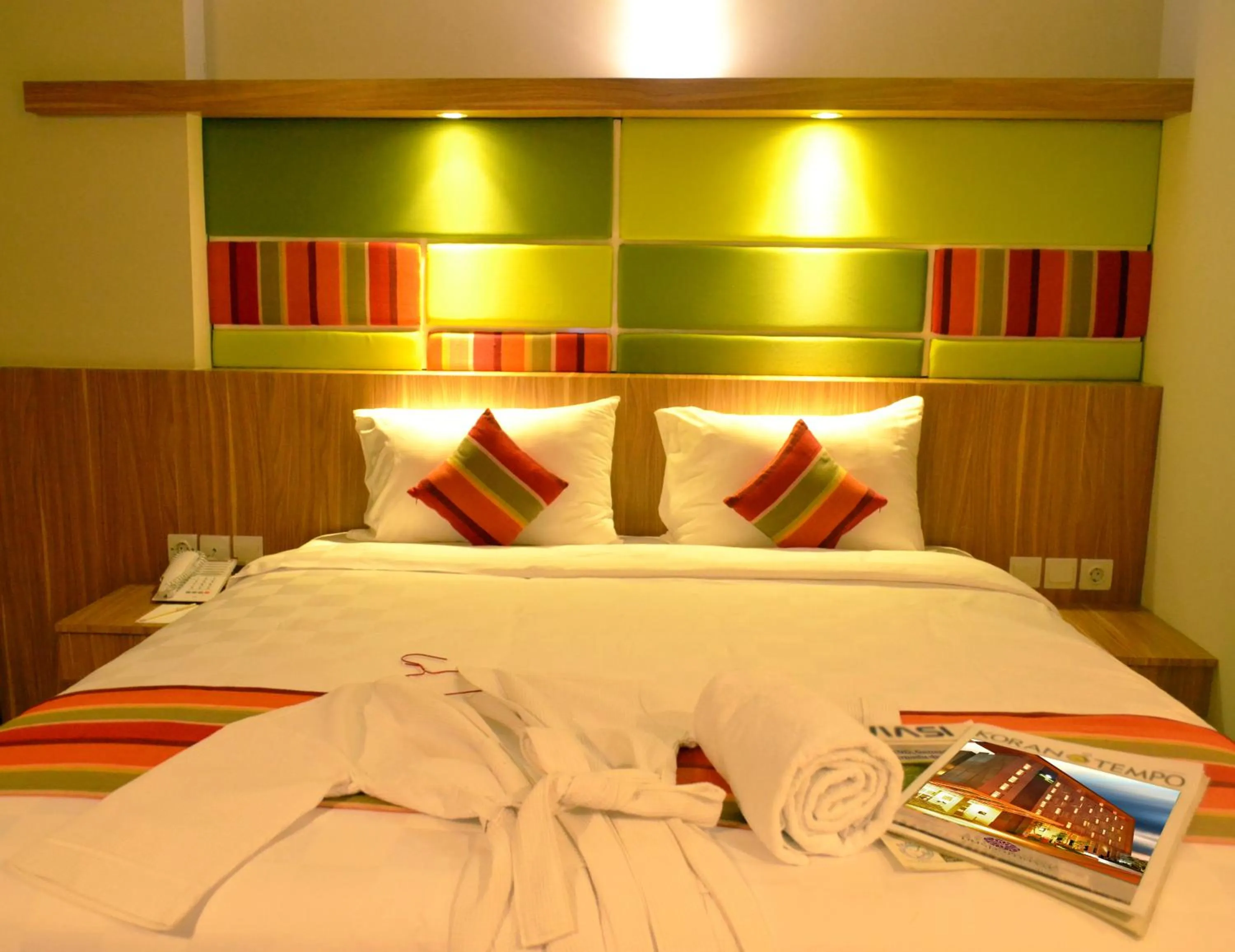 Photo of the whole room, Bed in Kyriad Hotel Airport Jakarta