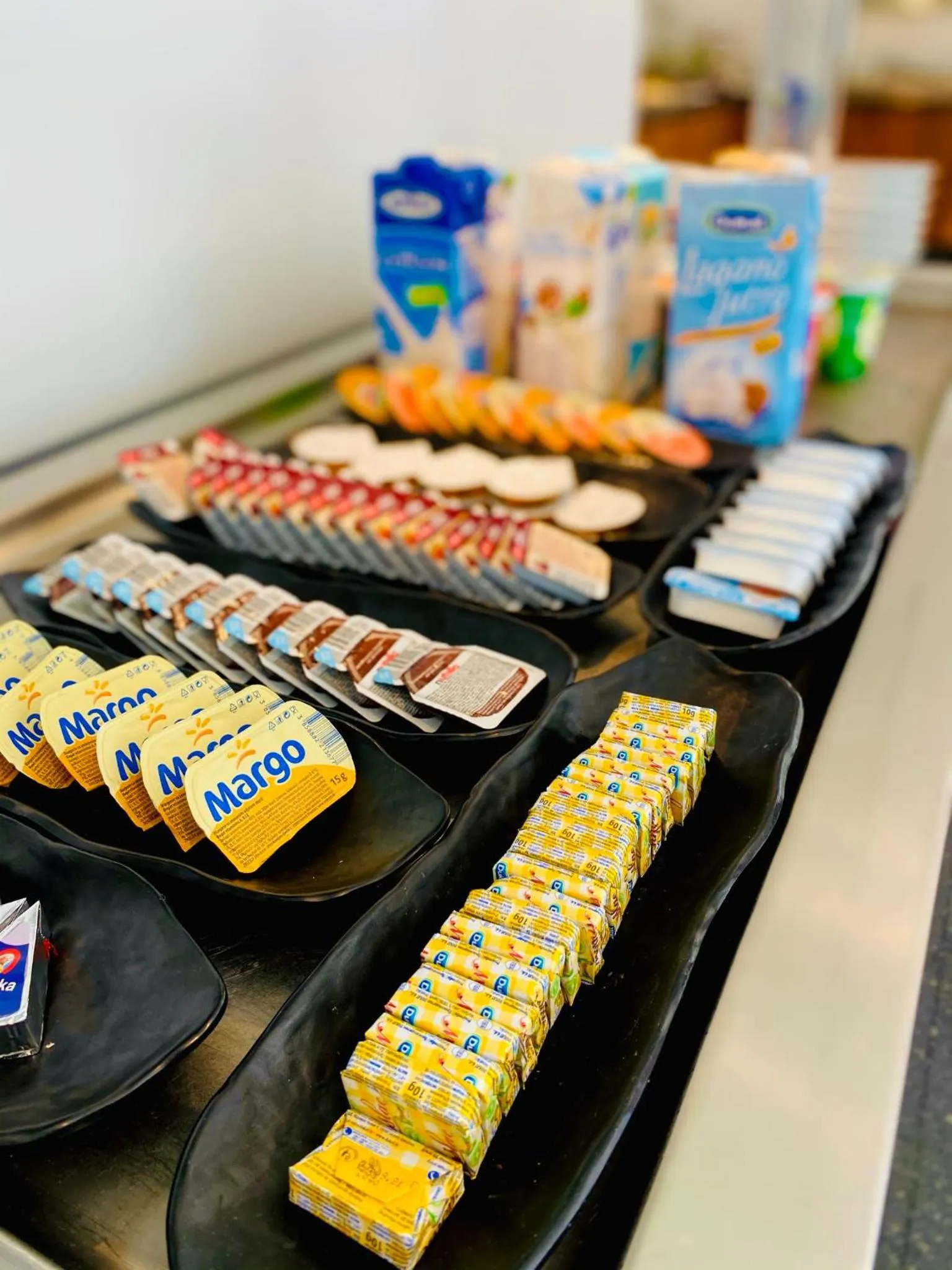 Buffet breakfast in Aparthotel Miramare