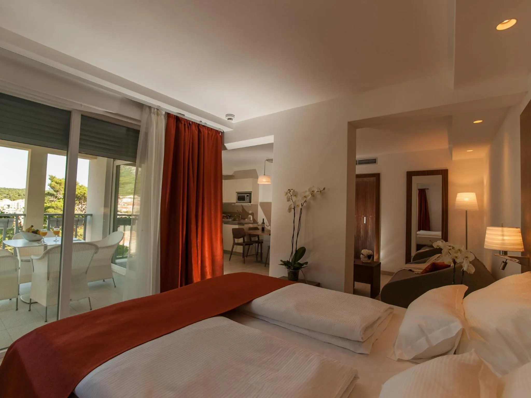 Bedroom in Aparthotel Miramare