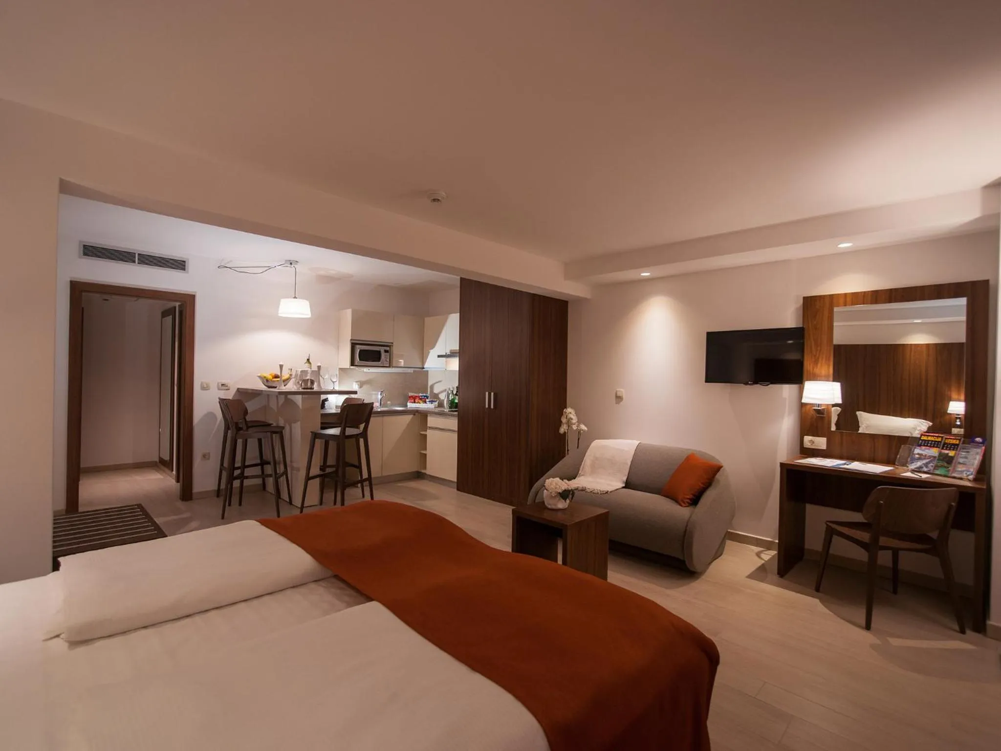 Bedroom in Aparthotel Miramare