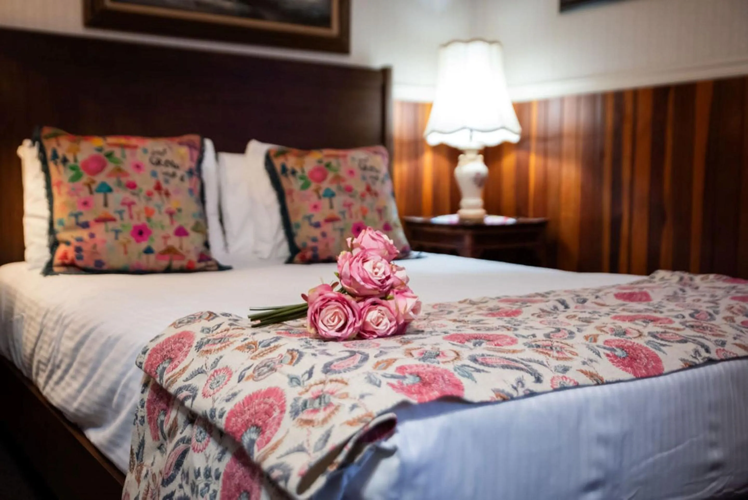 Bed in Miranda Gardens Resort