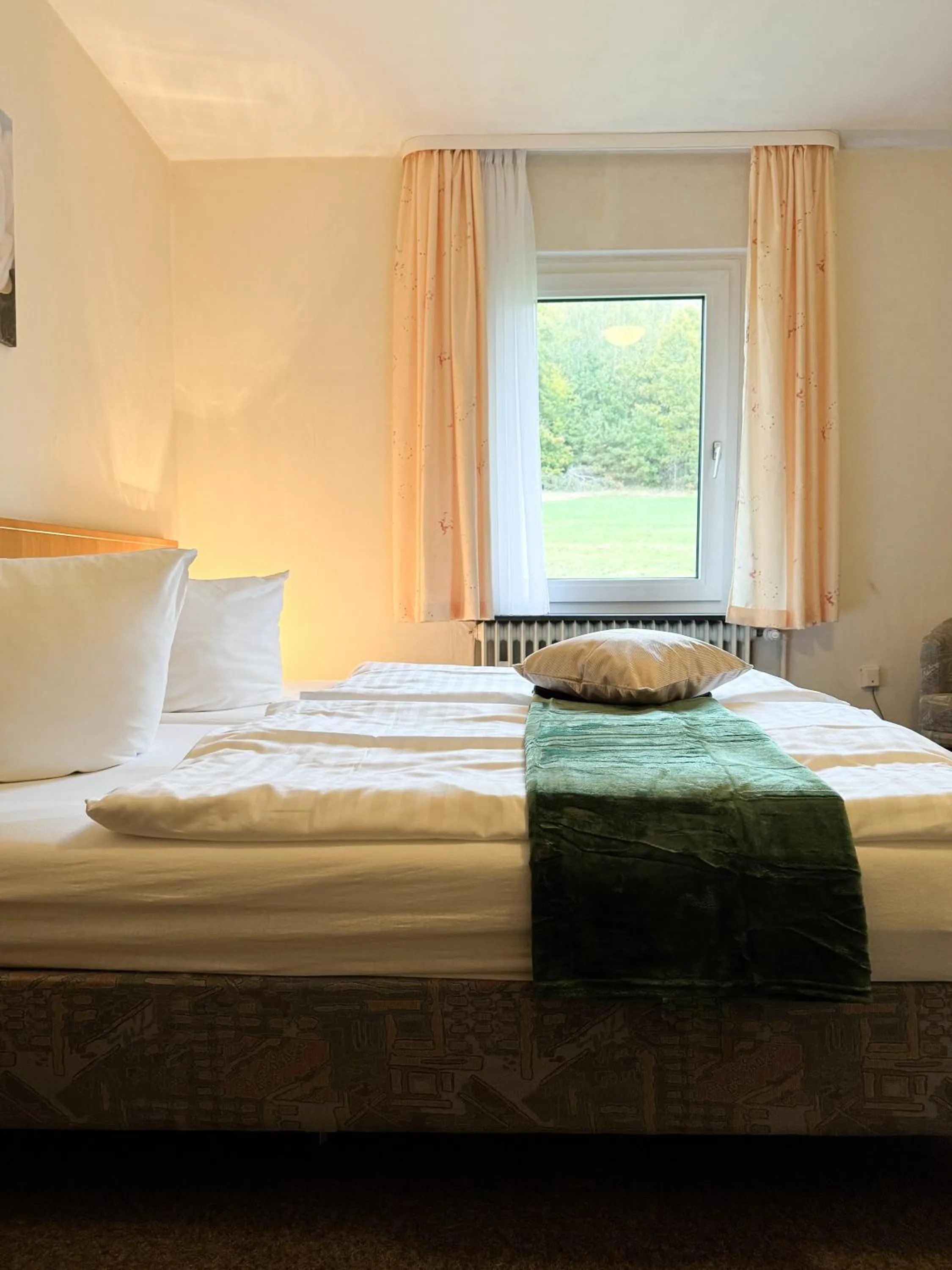 Bed in Hotel Restaurant Graber