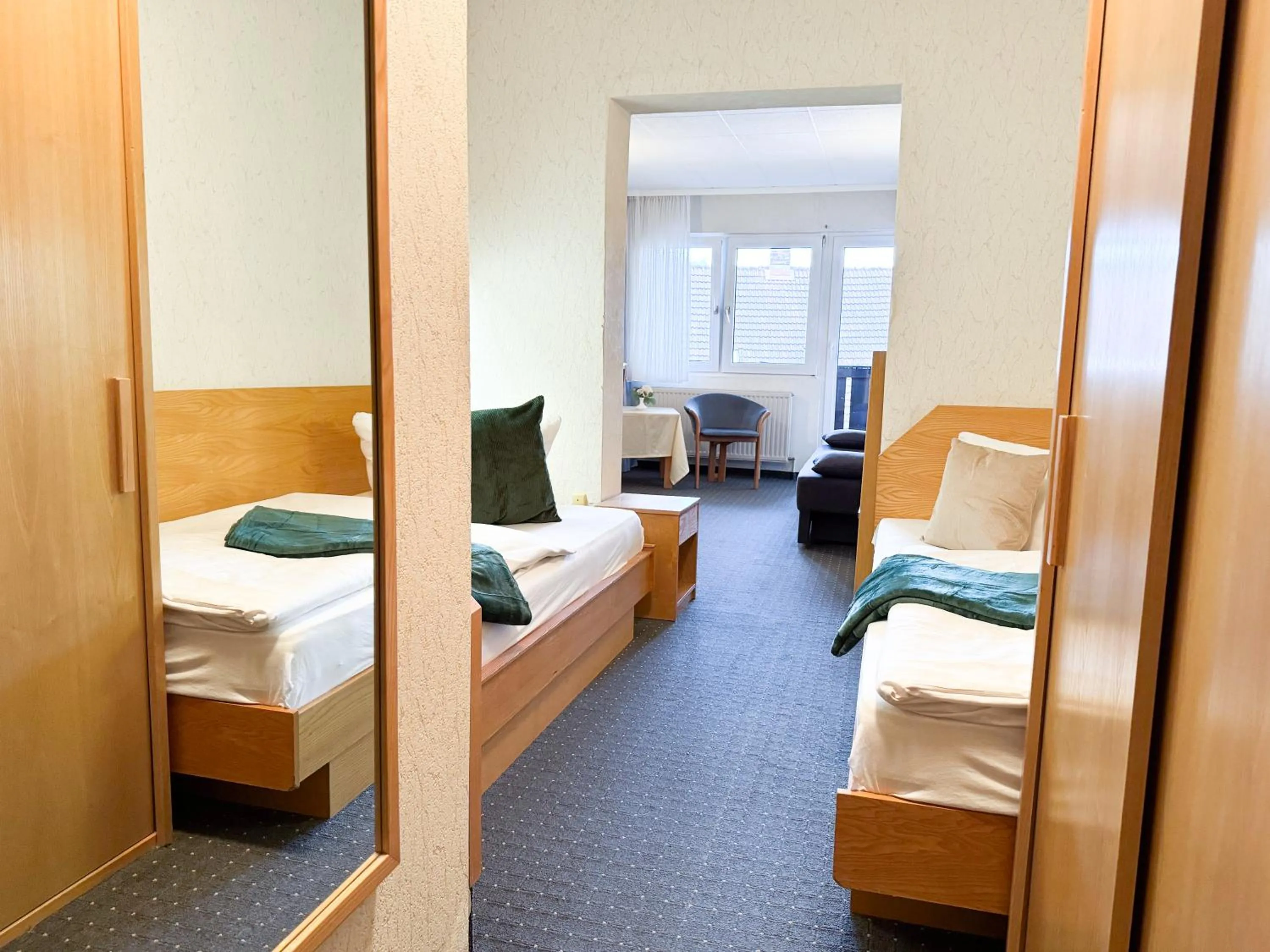 Bed in Hotel Restaurant Graber