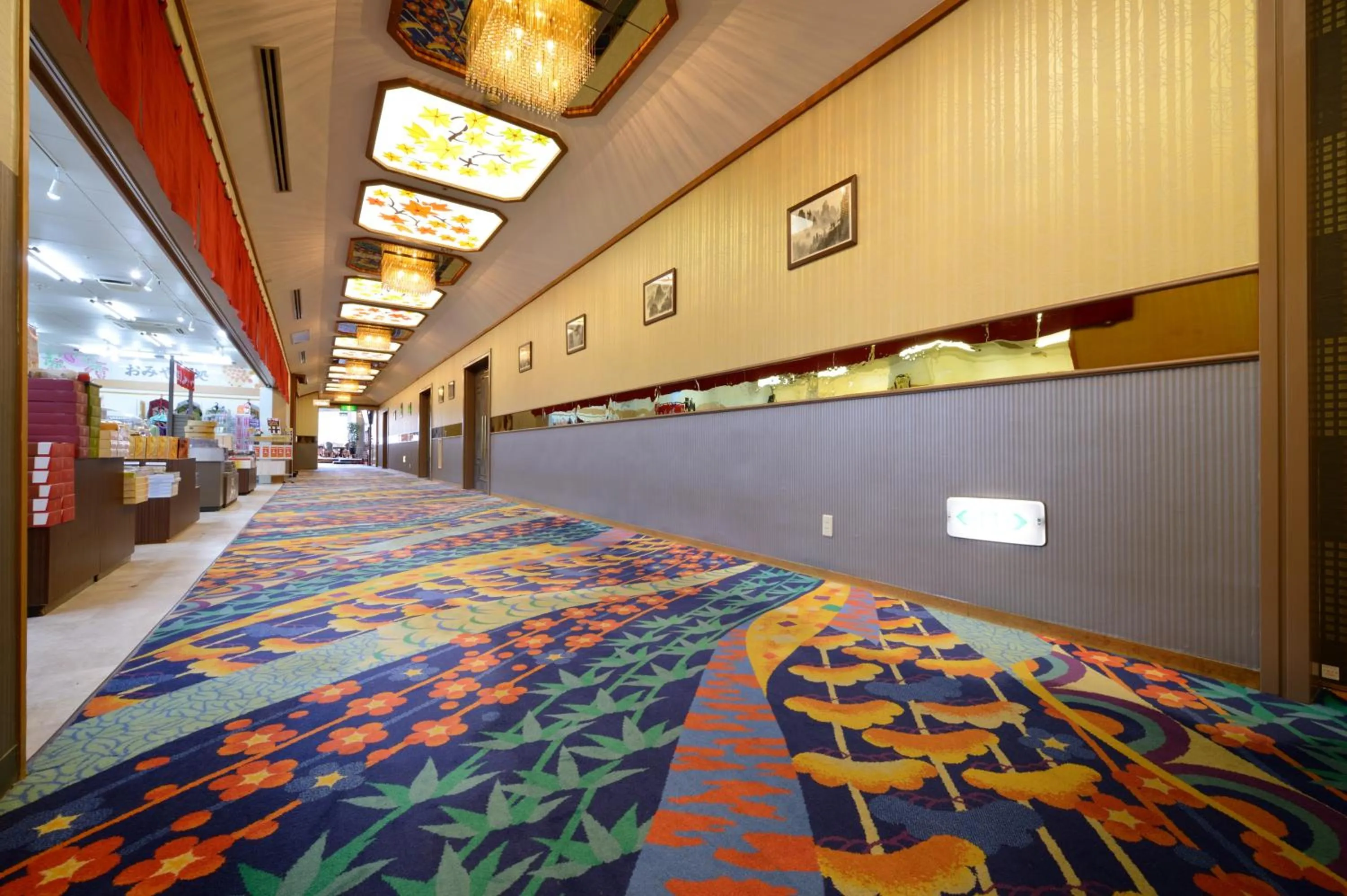 Decorative detail in Akiu Grand Hotel