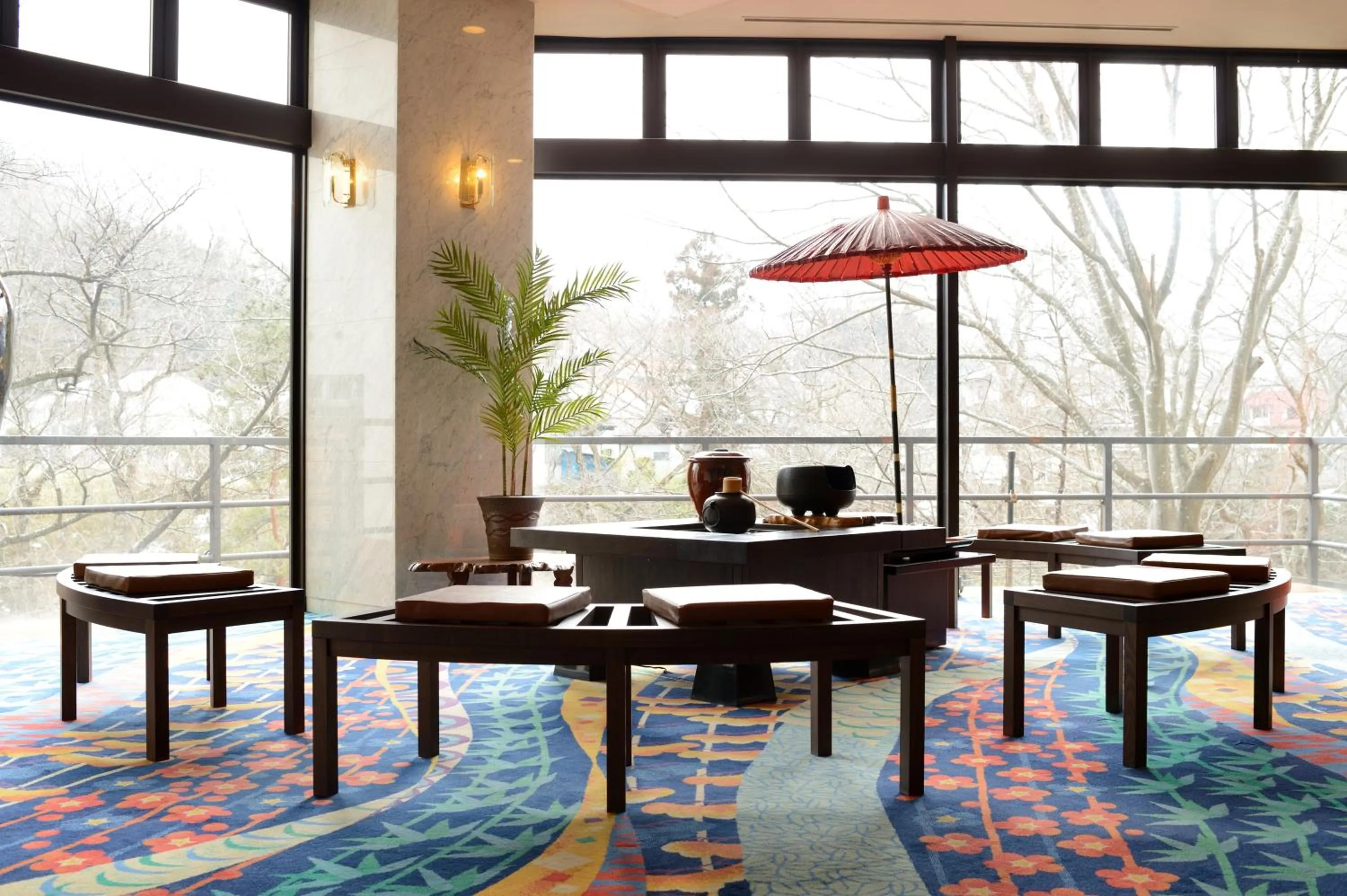 Lounge or bar in Akiu Grand Hotel