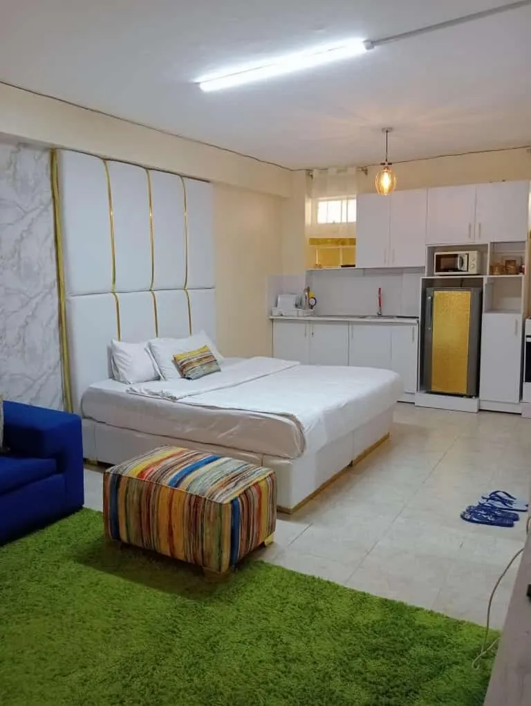 Bed in Airport Studio Apartments-JKIA