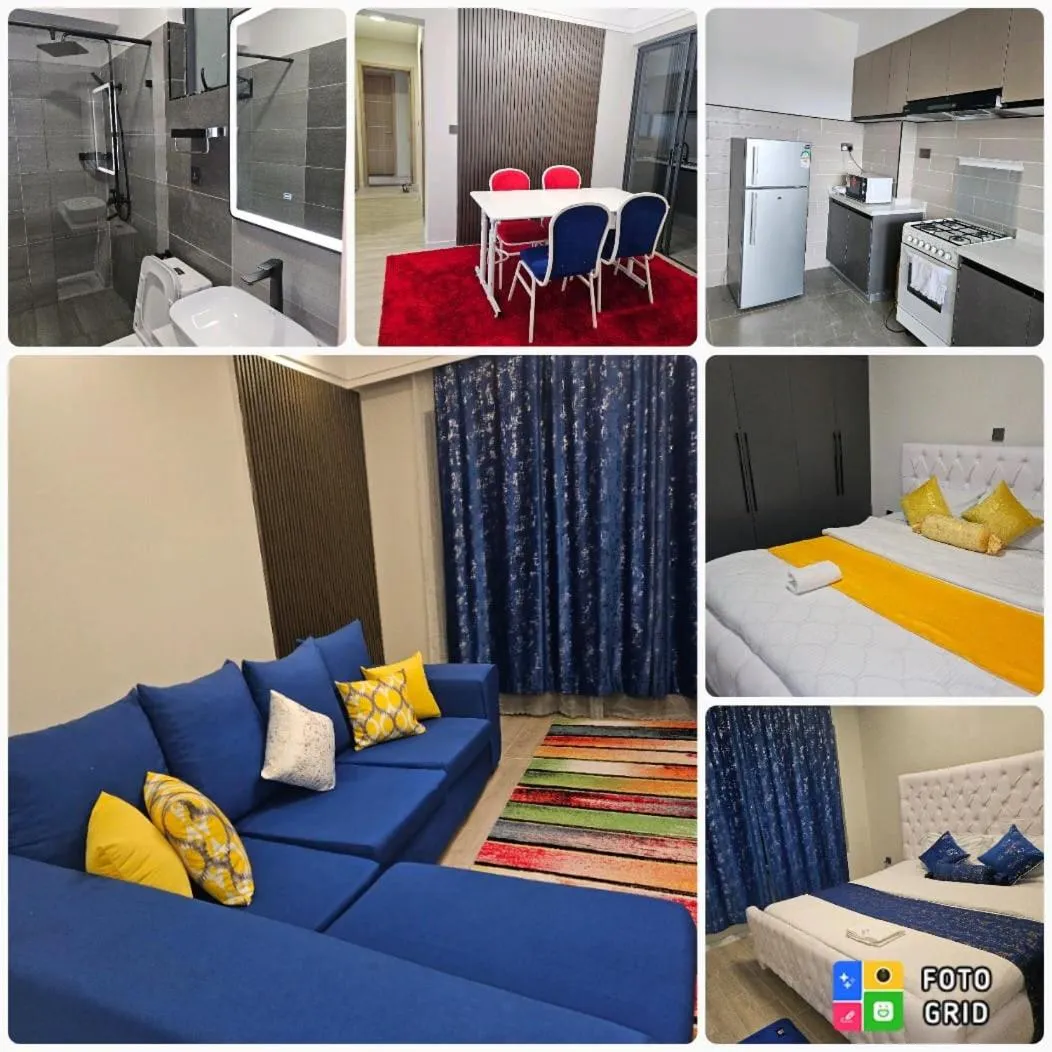 Bed in Airport Studio Apartments-JKIA