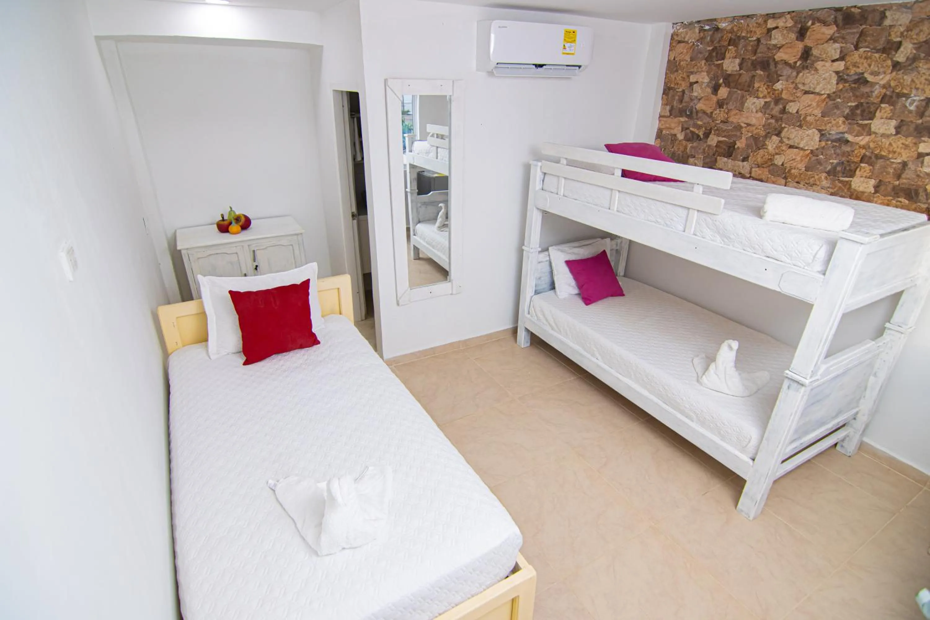 Decorative detail, Bed in Casa Playa James