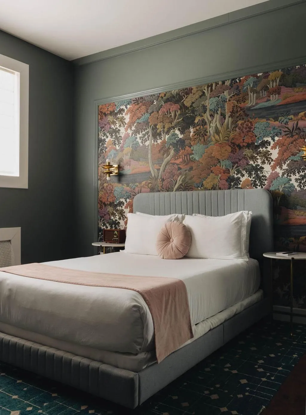 Bed in The Bellwether Hotel