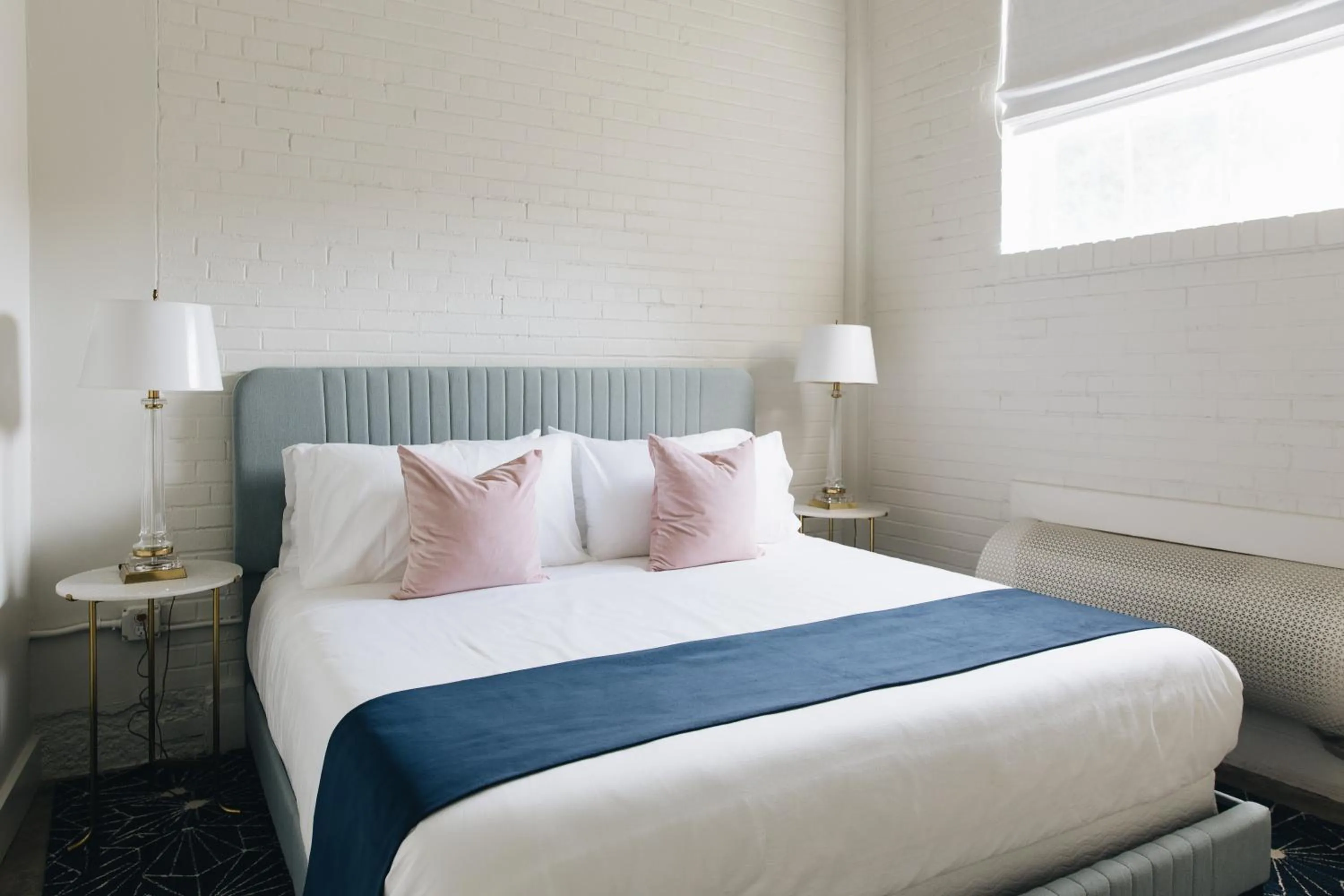 Bed in The Bellwether Hotel